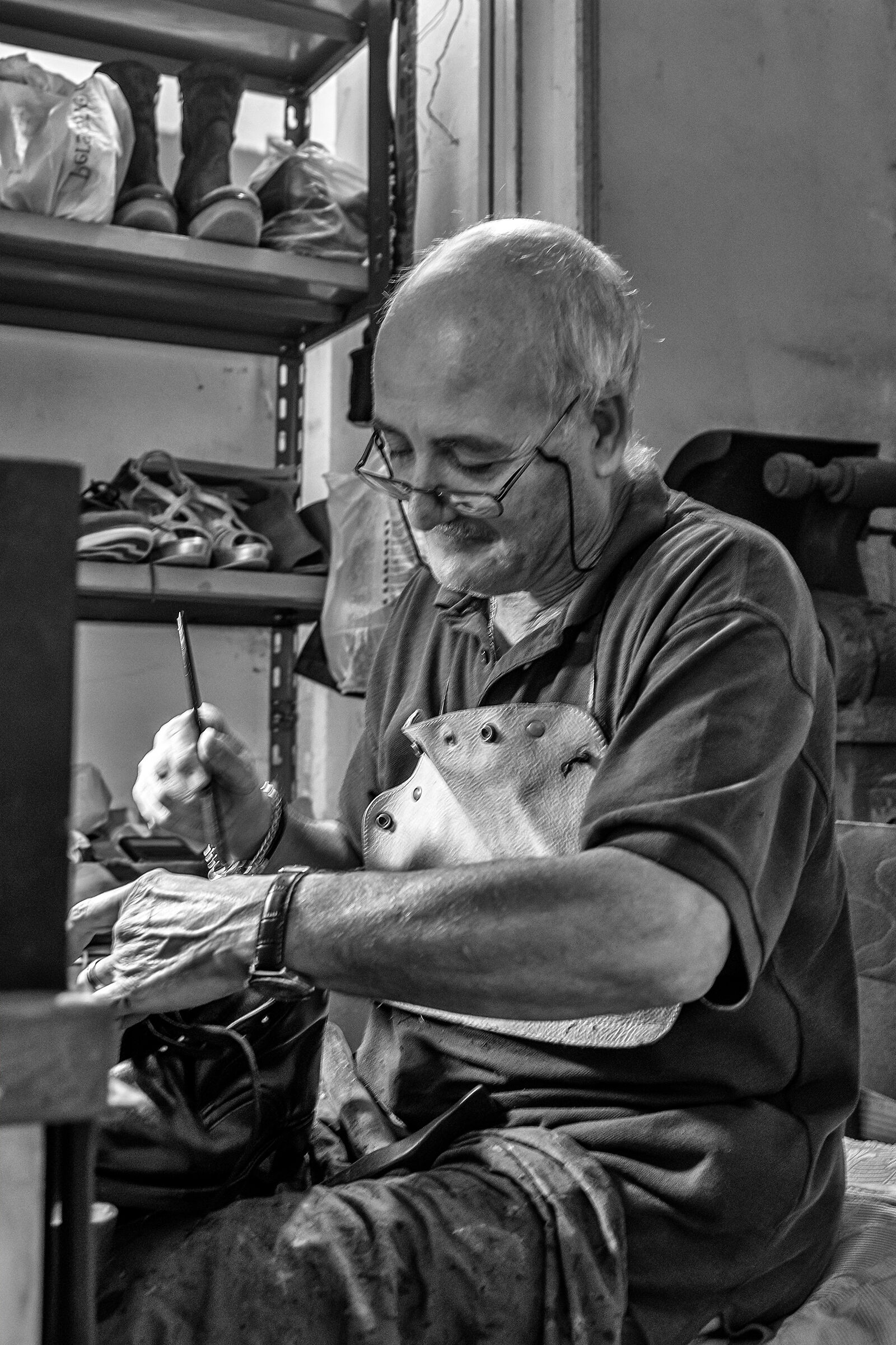 Nella bottega del calzolaio