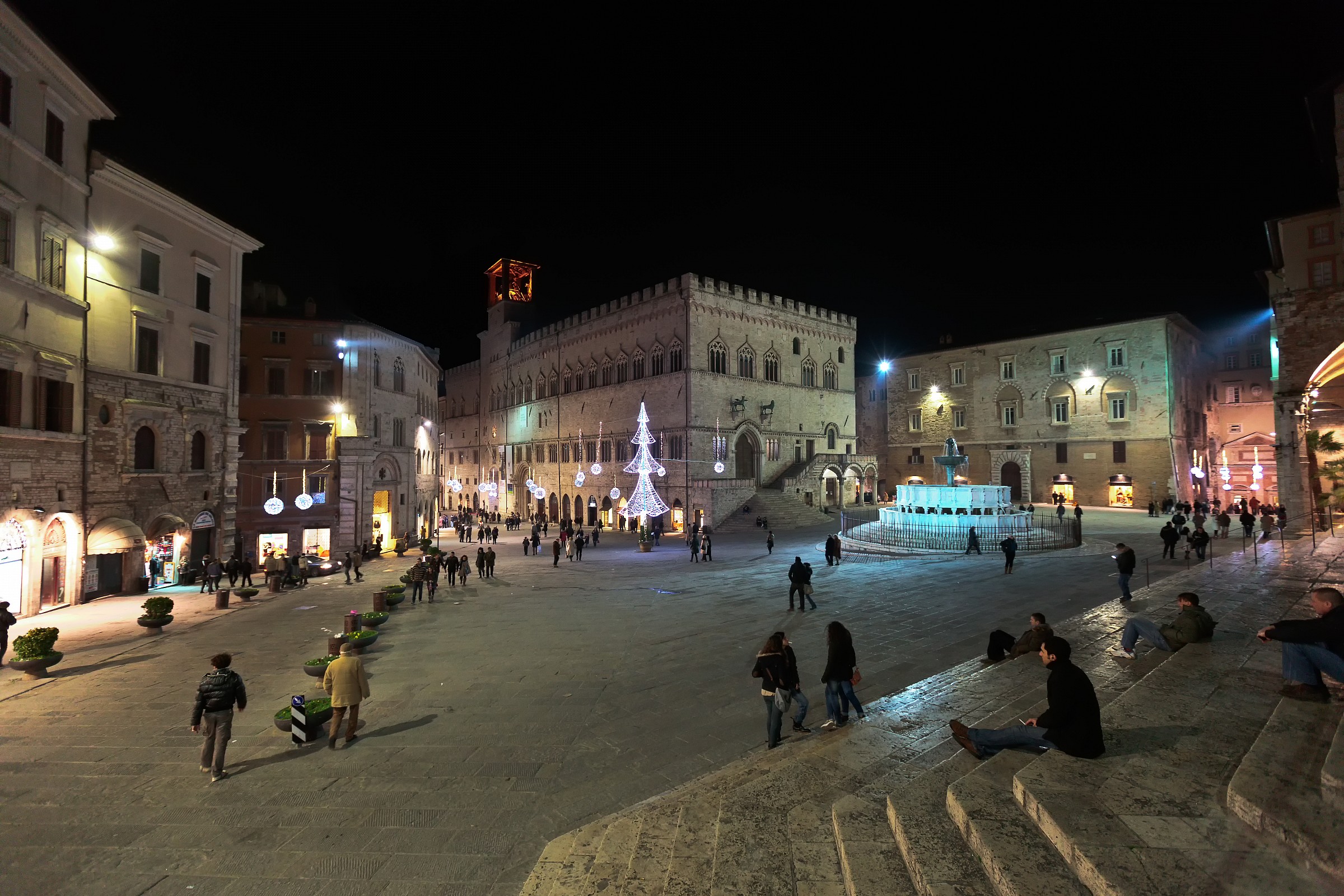 Perugia - Piazza IV Novembre - Night