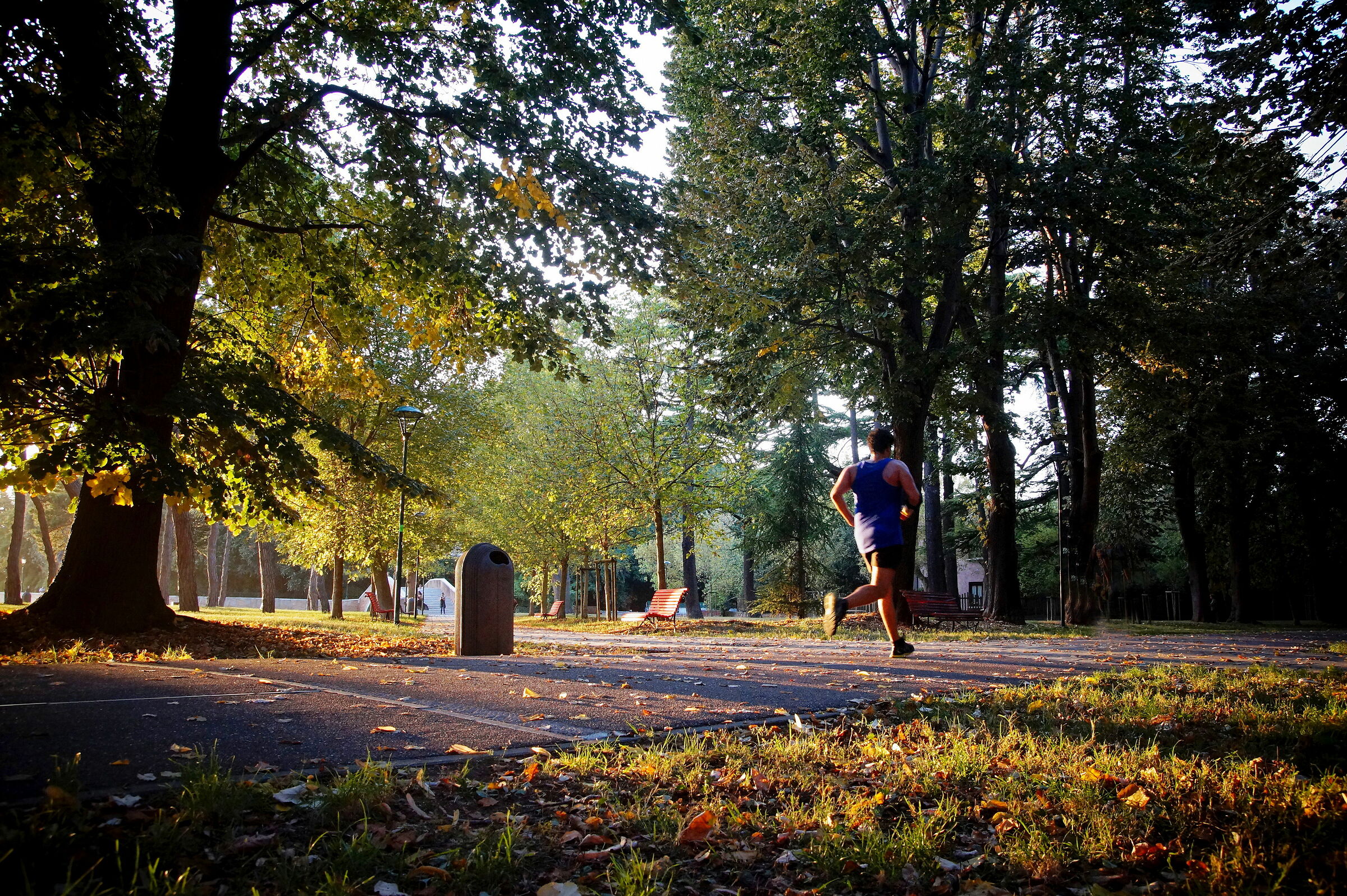 running