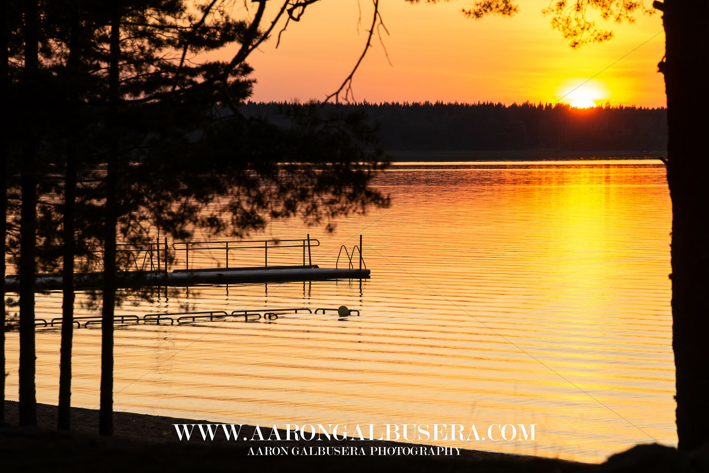 Sunset Ersunda Strandbad (Sweden)