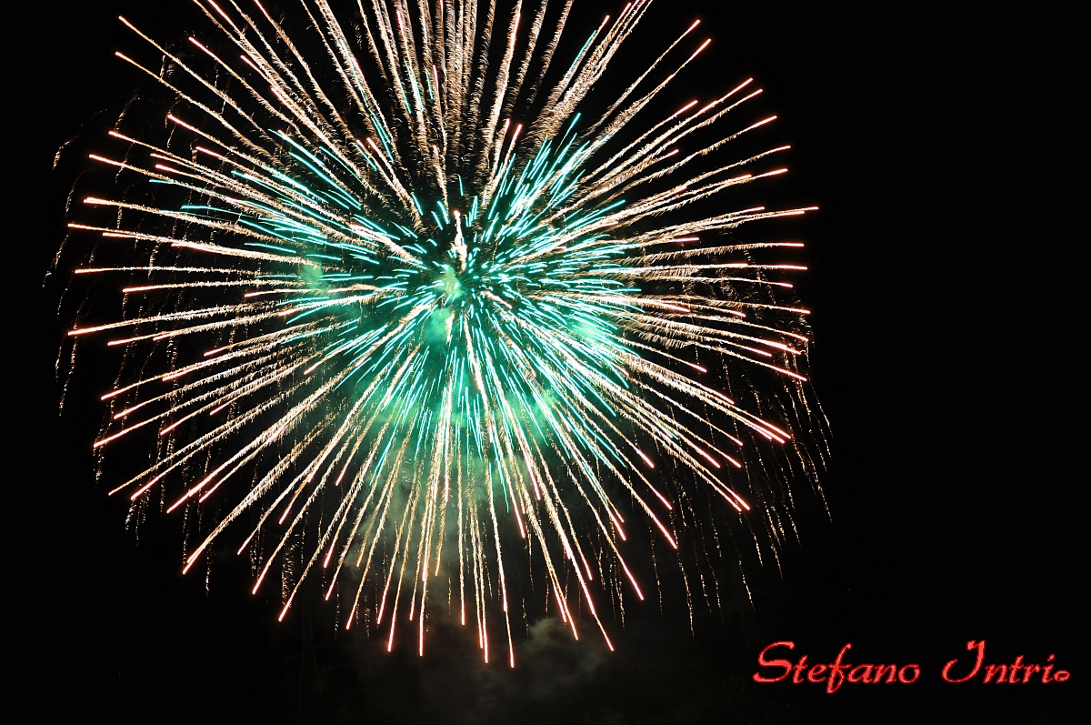 Fuochi d'artificio (madonna di tirano)