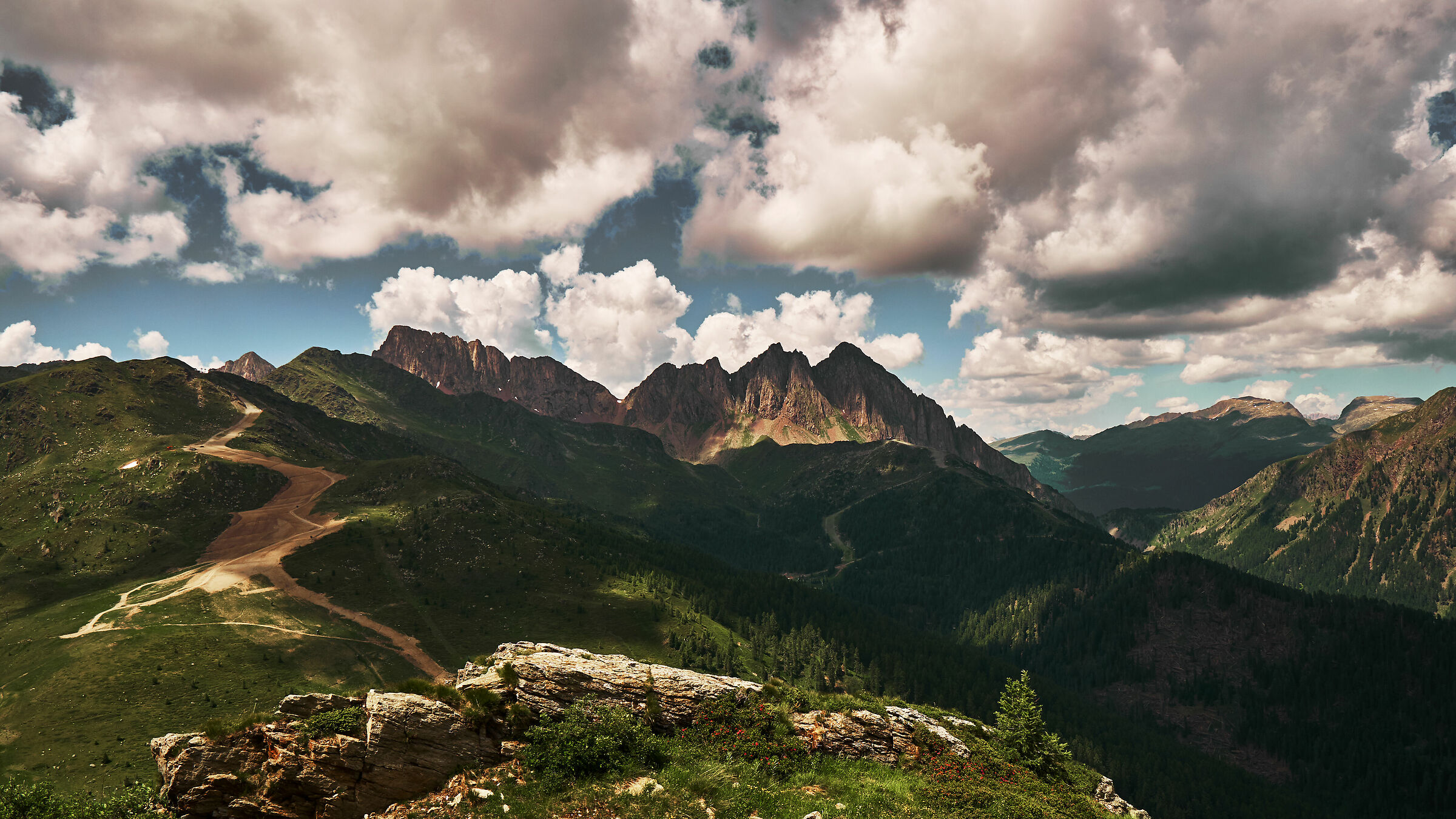 Lights and shadows from Alpe Tognola