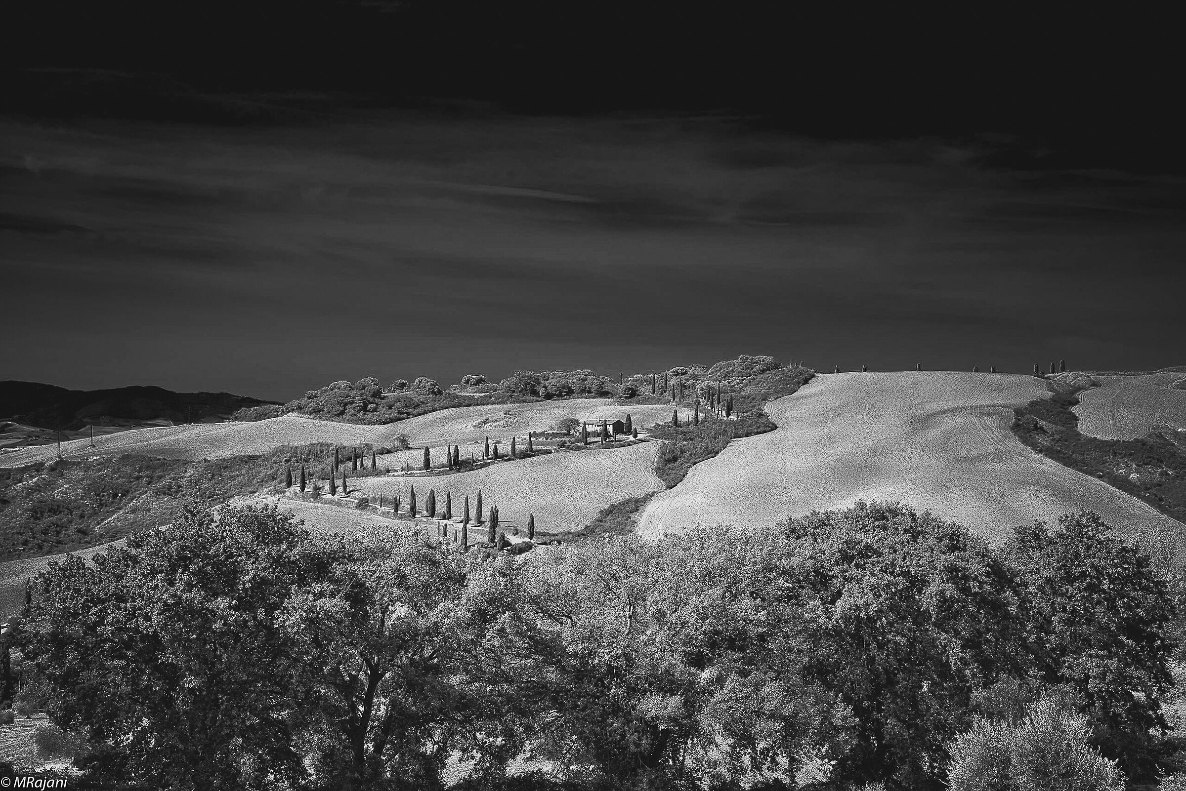 B&W Val D'Orcia