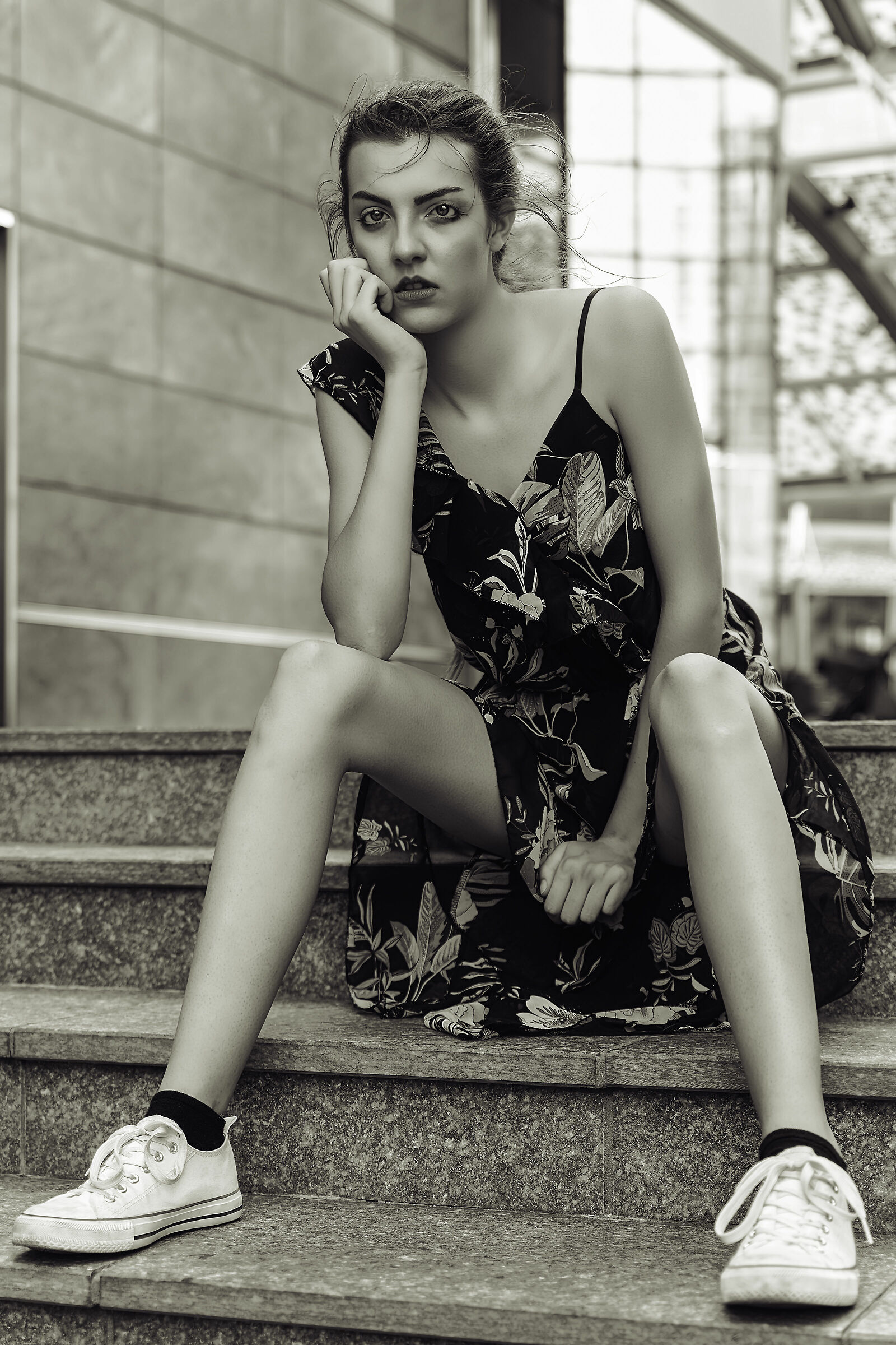 Sui gradini in Gae Aulenti