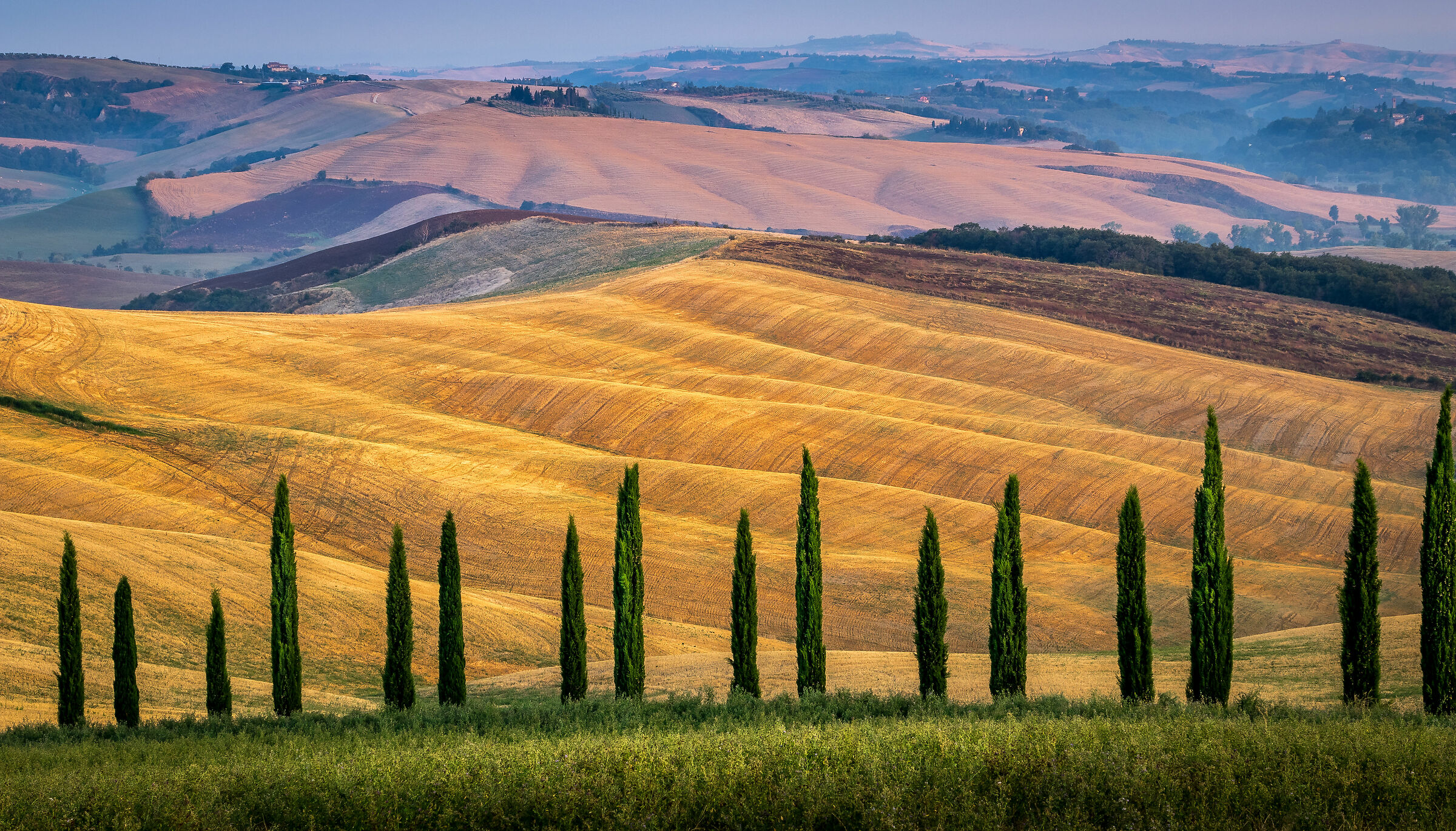 Sunrise in Val D'Orcia