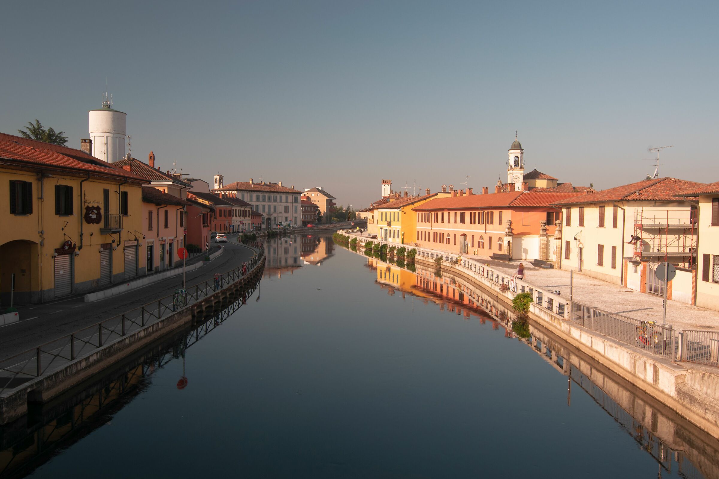 View from the jumper of Giaggiano (MI).
