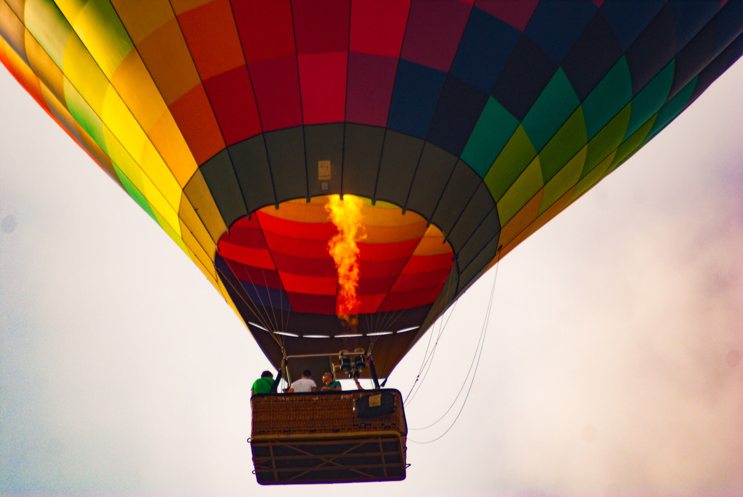 baloon and fire