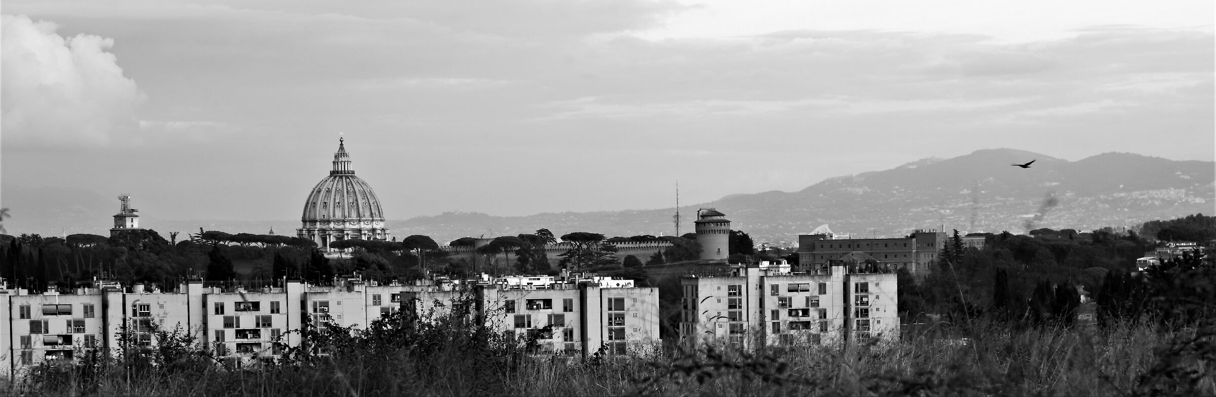 Anime di Roma (varia edilizia romana nella sera)