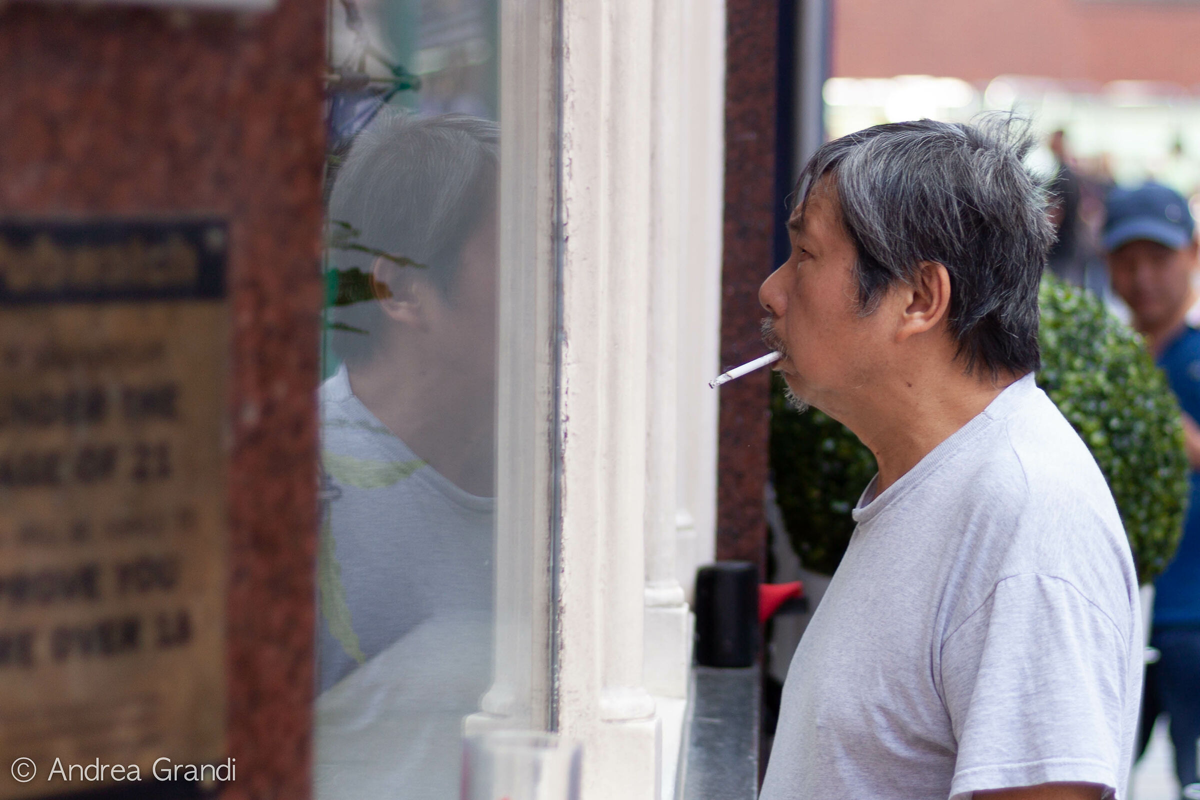 Watching through the window