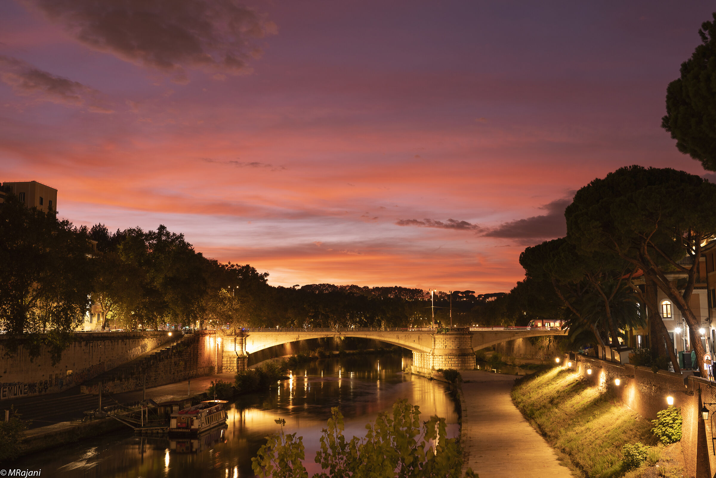 Tramonto Juza a Roma