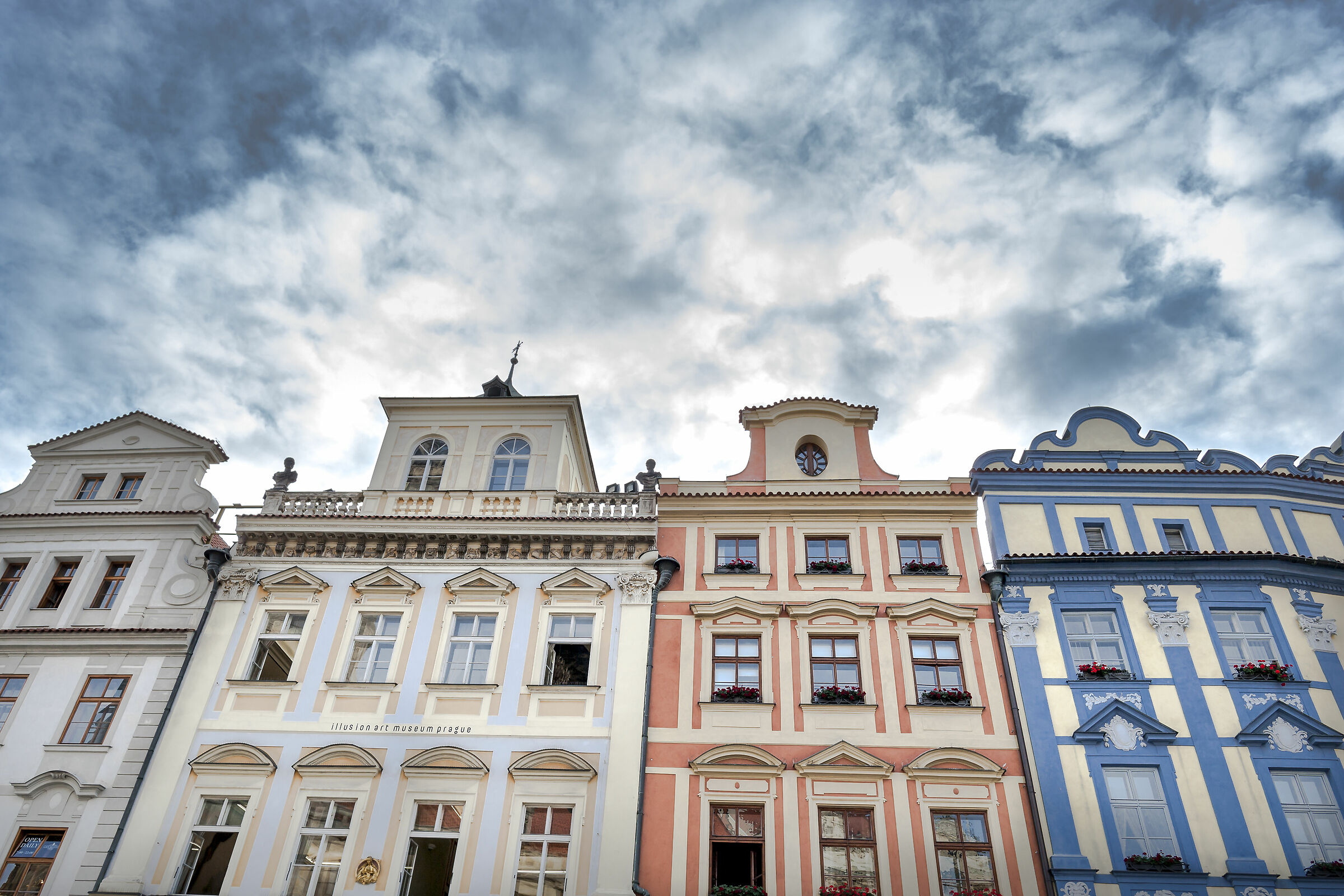 The beautiful colors of Prague