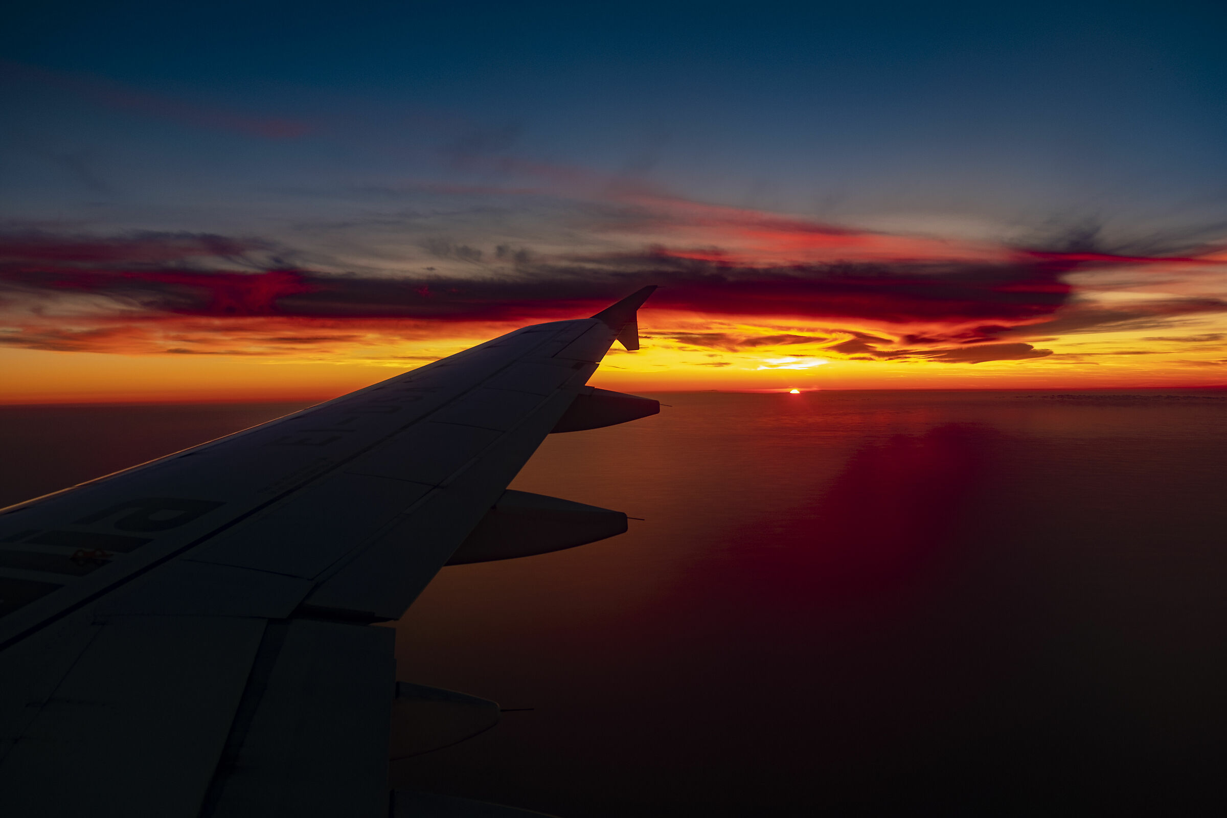 il tramonto al ritorno