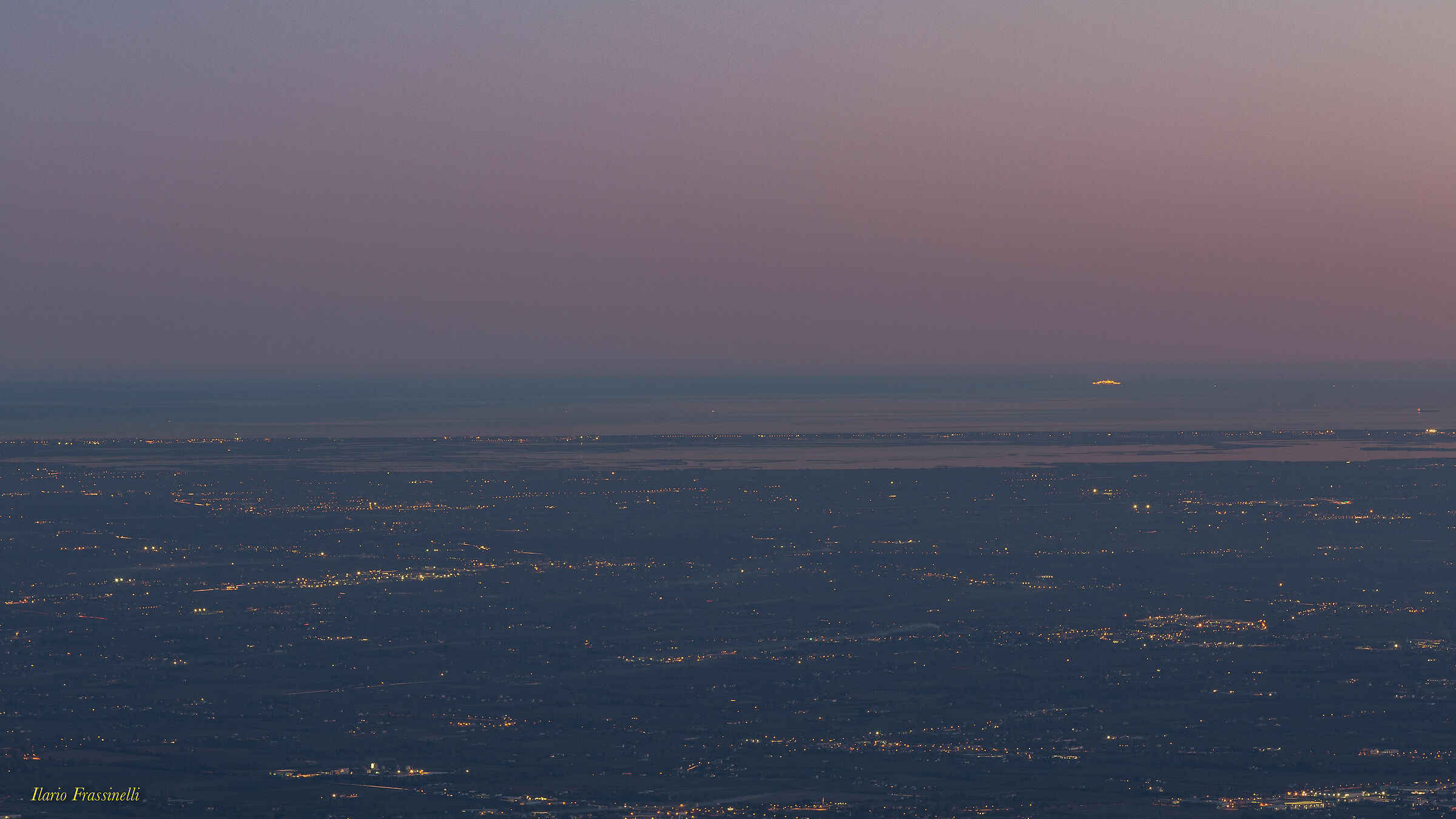 La laguna di Venezia dal Monte Pizzoc