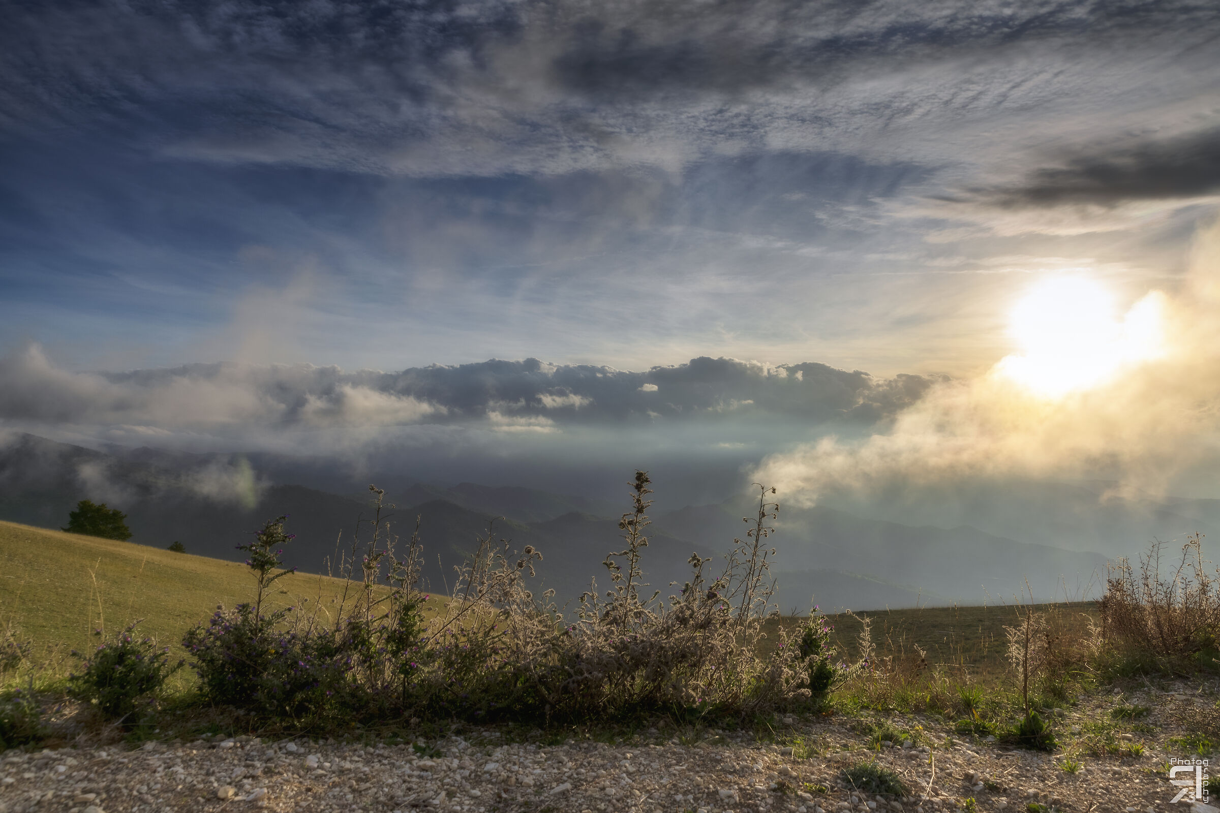 Panorama from Monte Peselli