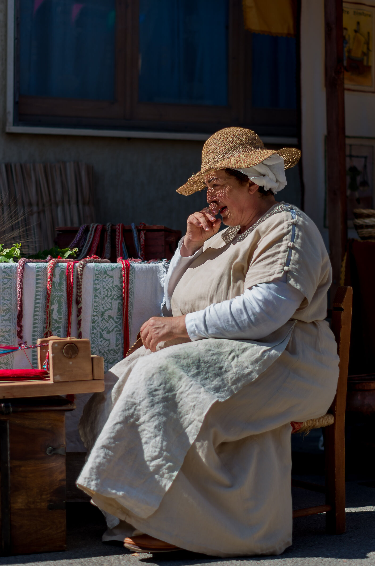 La donna col telaio
