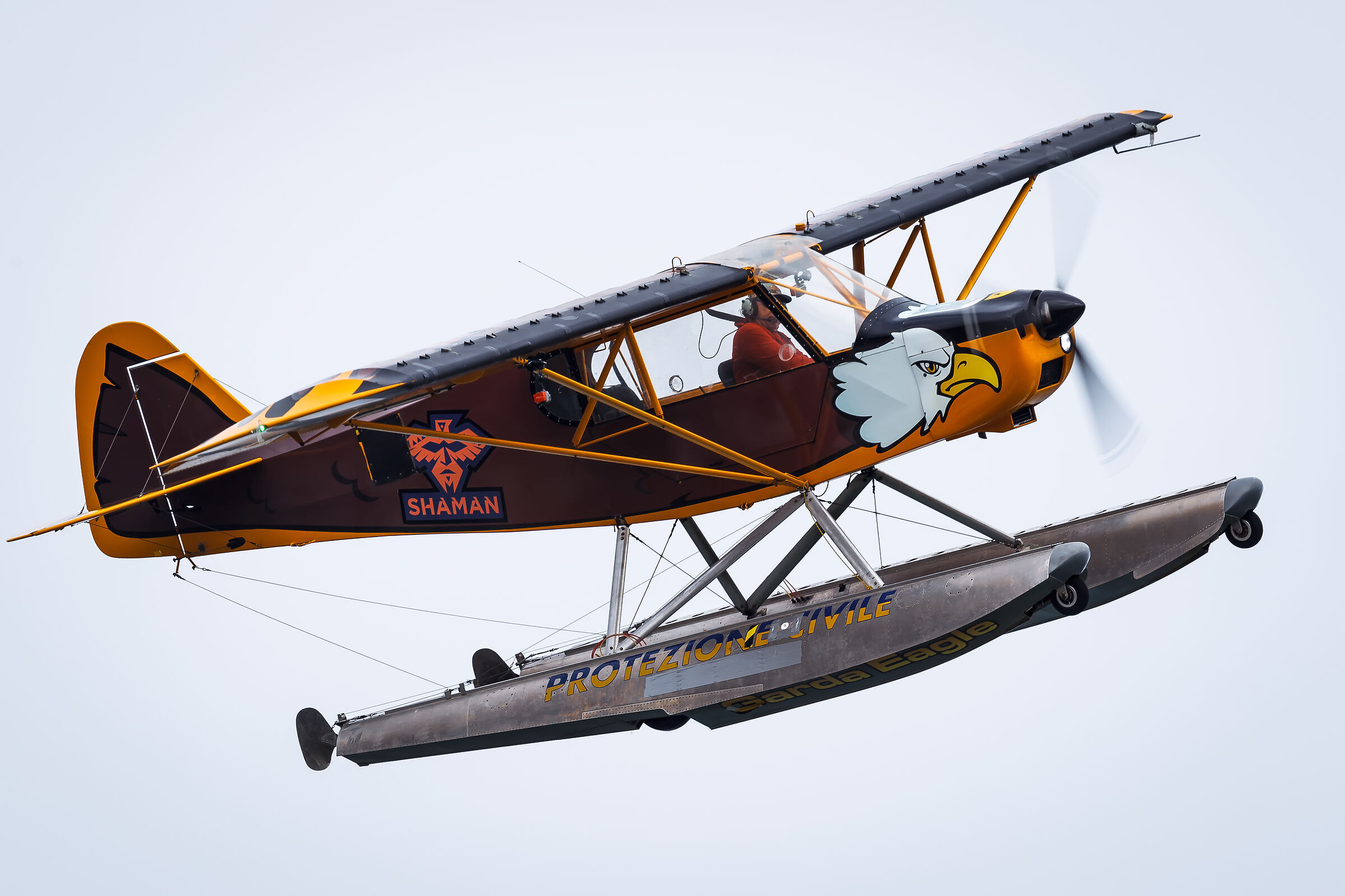 Aereo anfibio "Savage" - Protezione civile BS