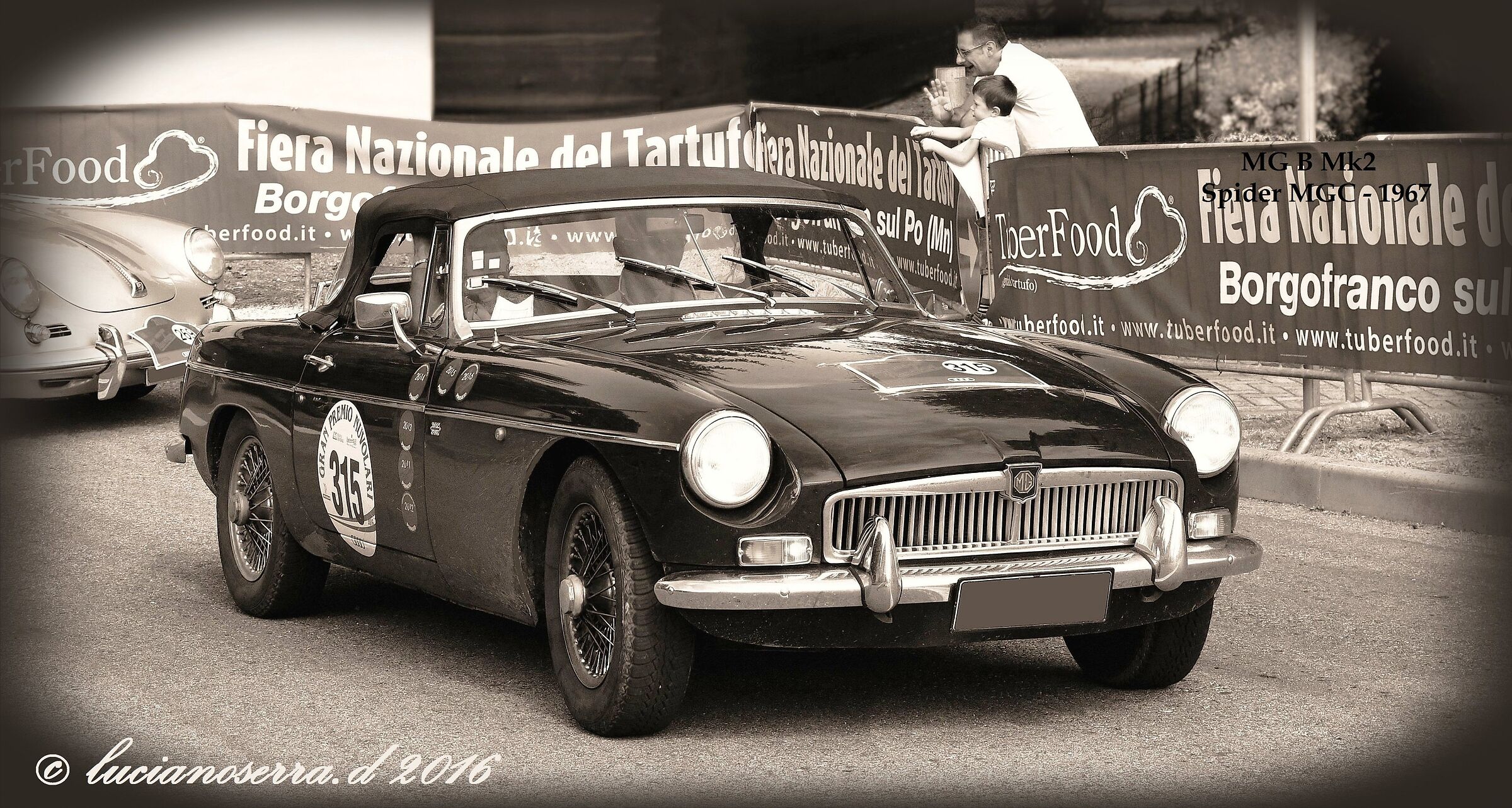 MG B Mk 2, nota come MG C, versione Spider - 1967