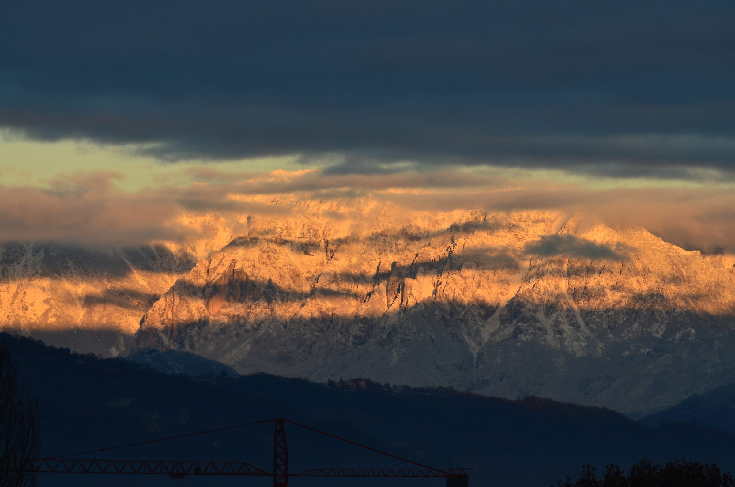 Sole e Nuvole invernali  - Monte Pasubio
