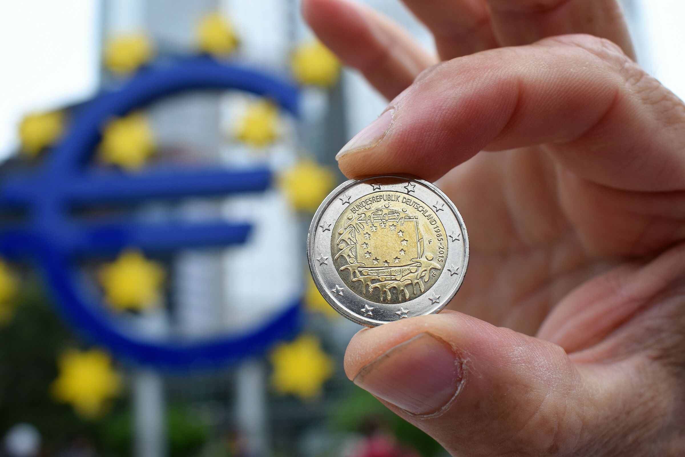 The Euro in Frankfurt
