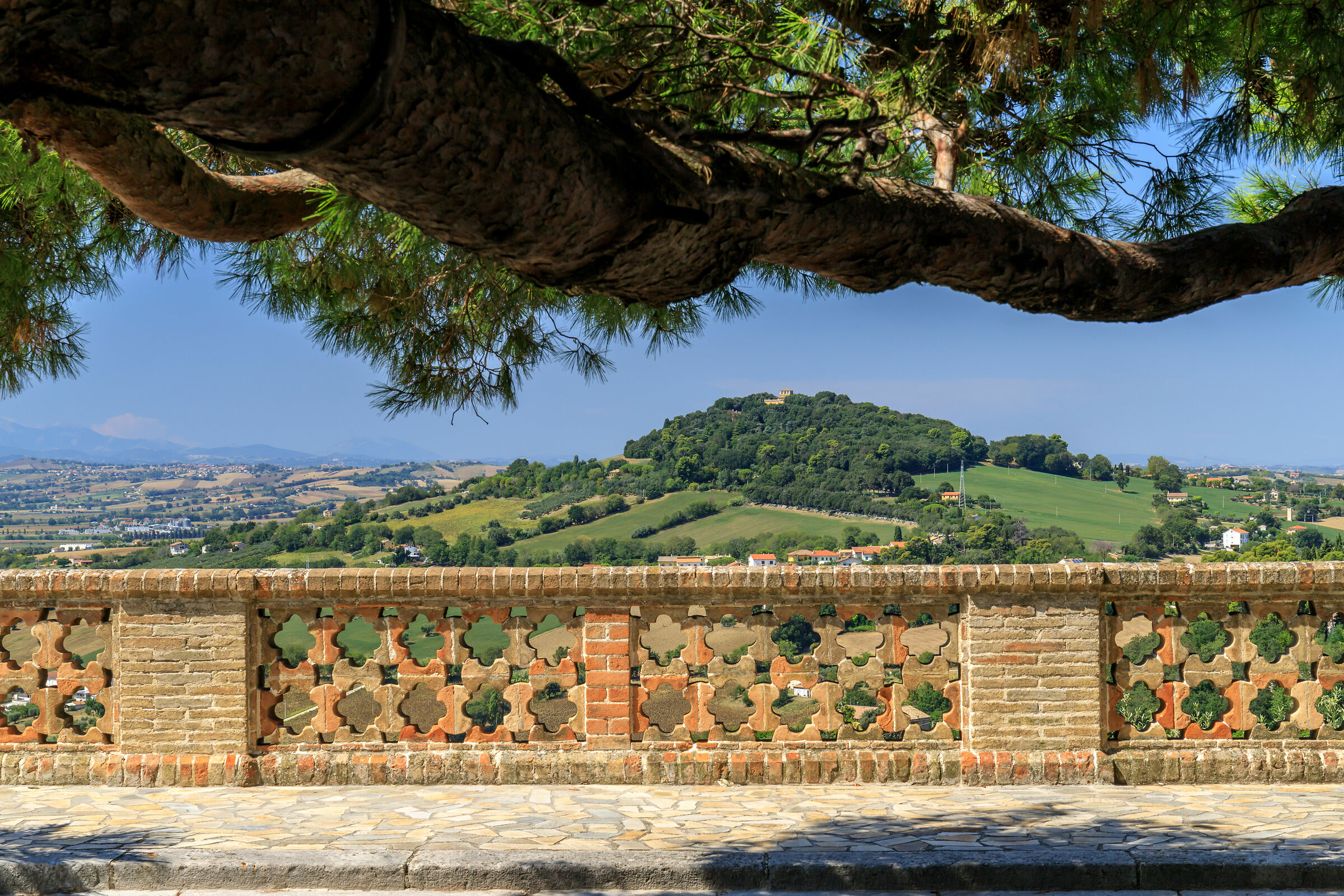 Osimo, vista dalla terrazza