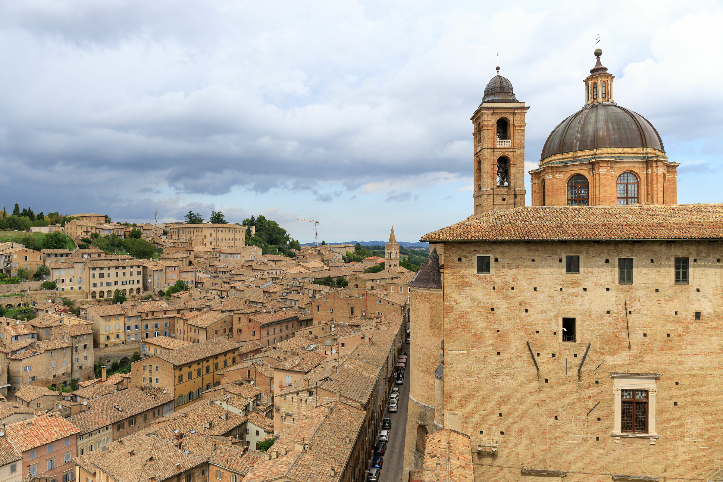 Vista dal torricino del Palazzo Ducale di Urbino