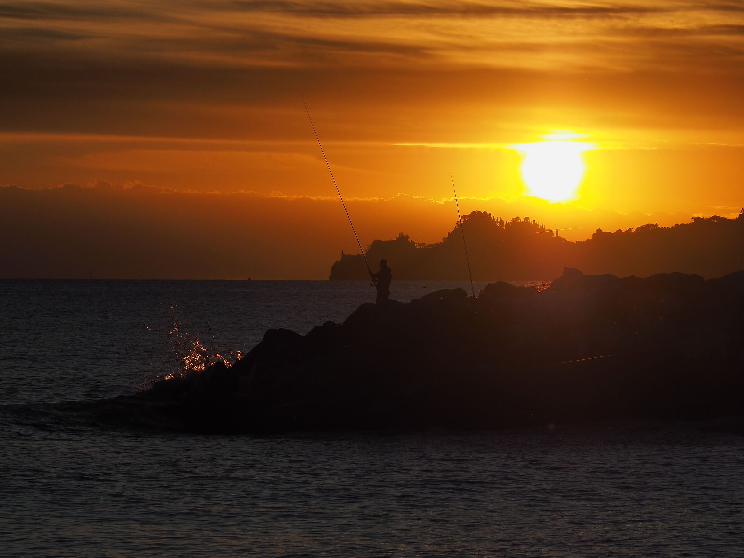 Tramonto a Chiavari