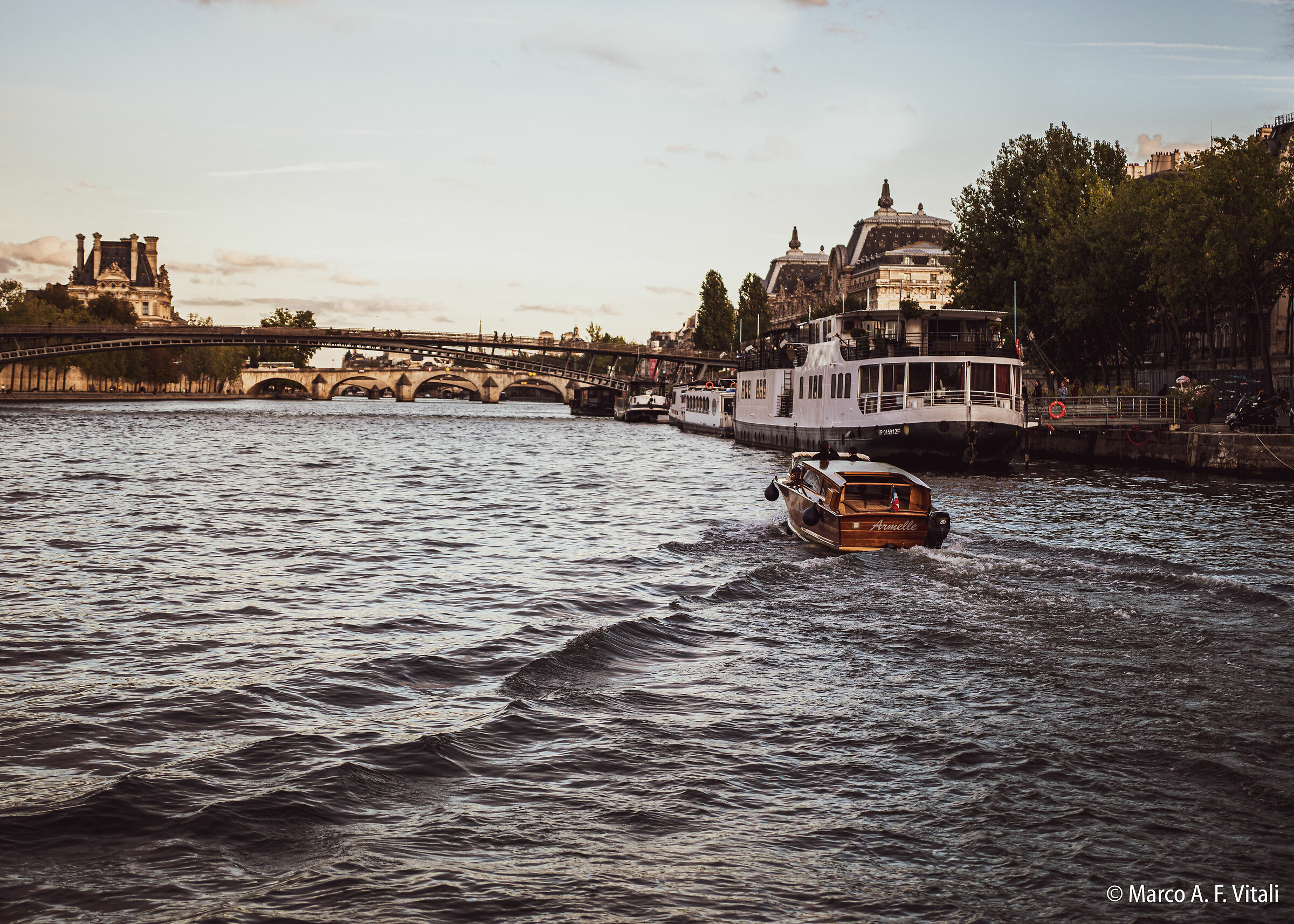 Boat on the Seine