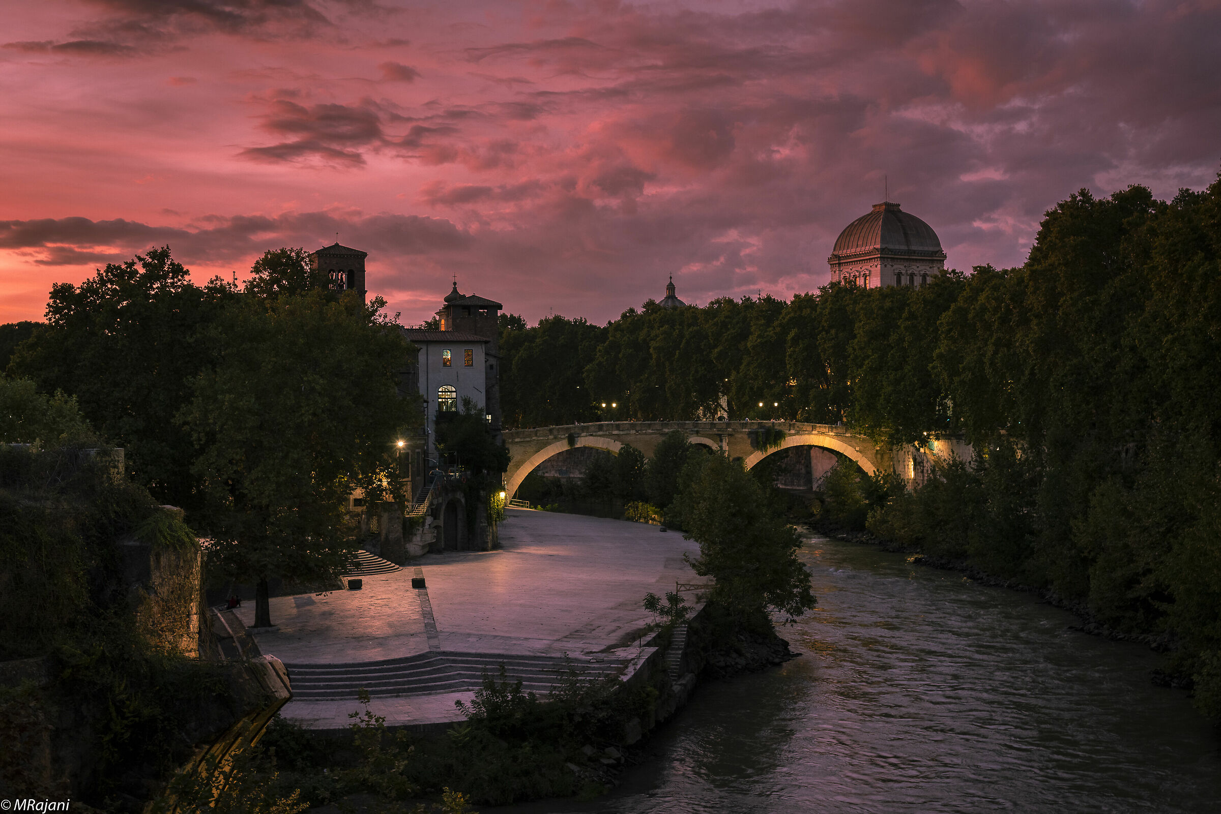 la sinagoga da Ponte  Palatino