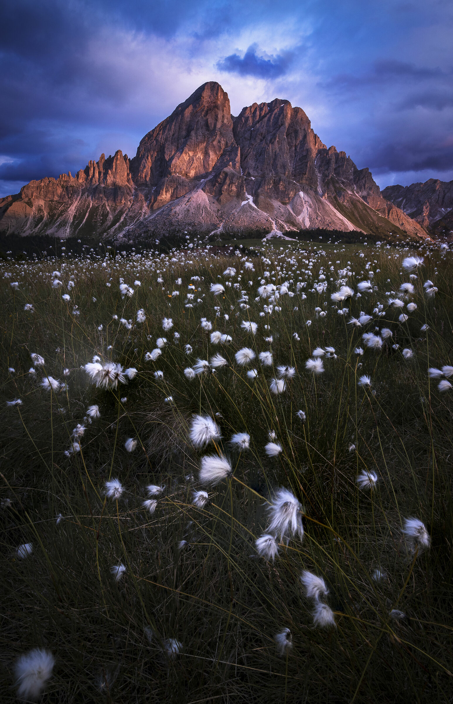Sunset at the Sass de Putia