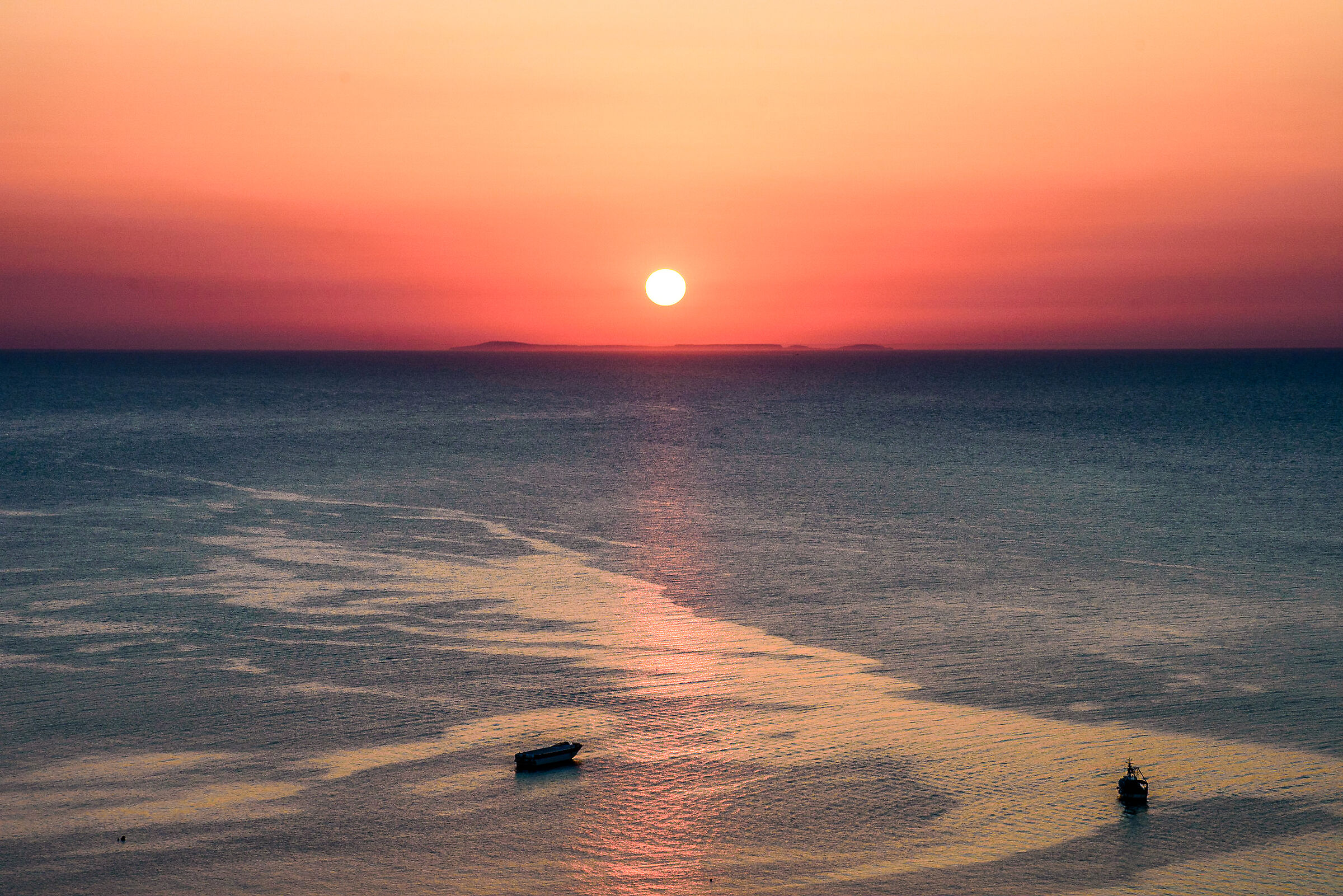 Sunset over the Tremiti Islands
