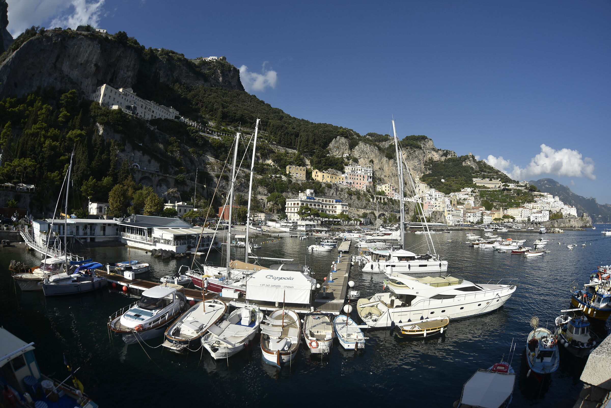 Amalfi in fisheye