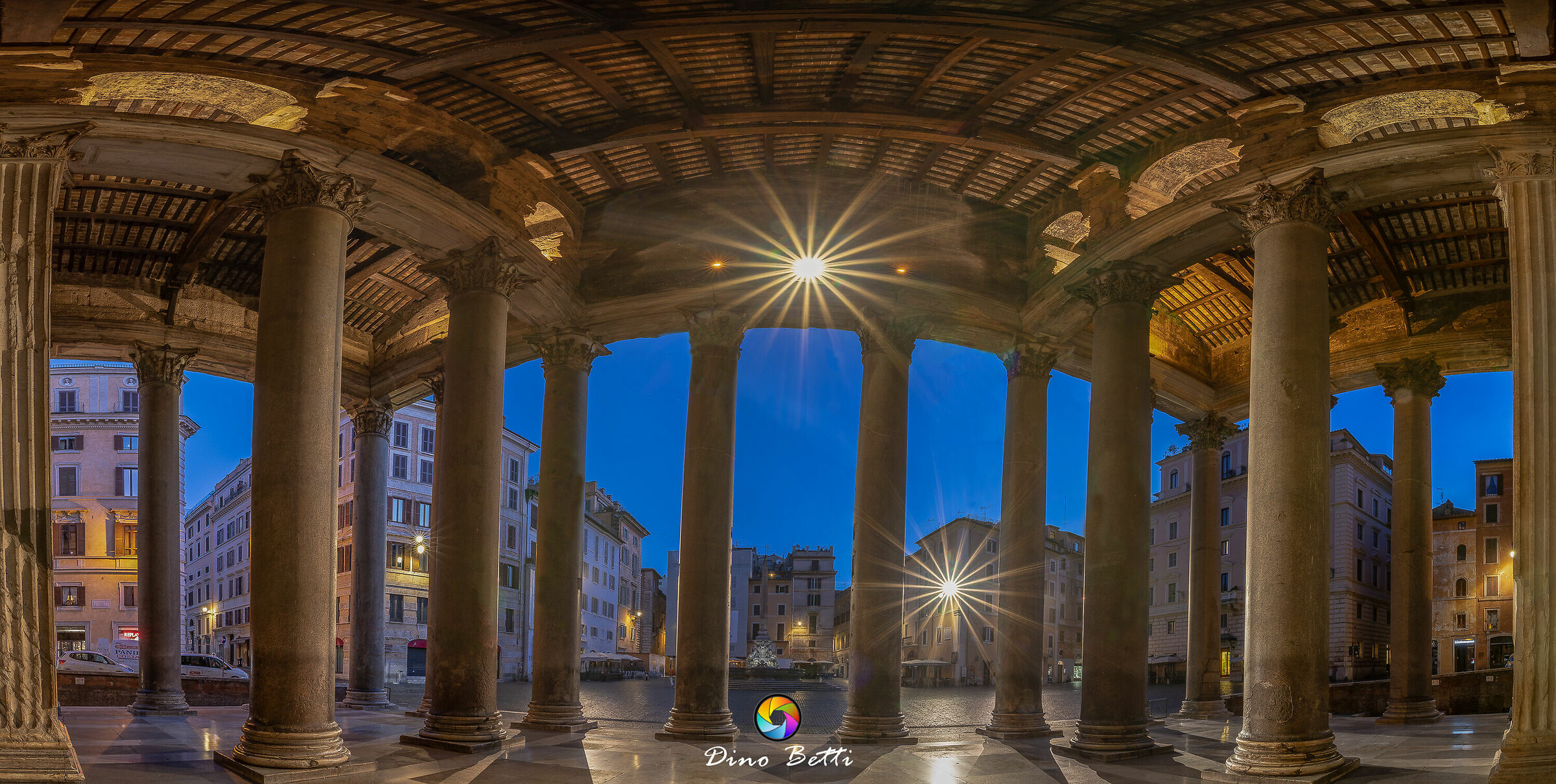 Pantheon, 5 scatti verticali