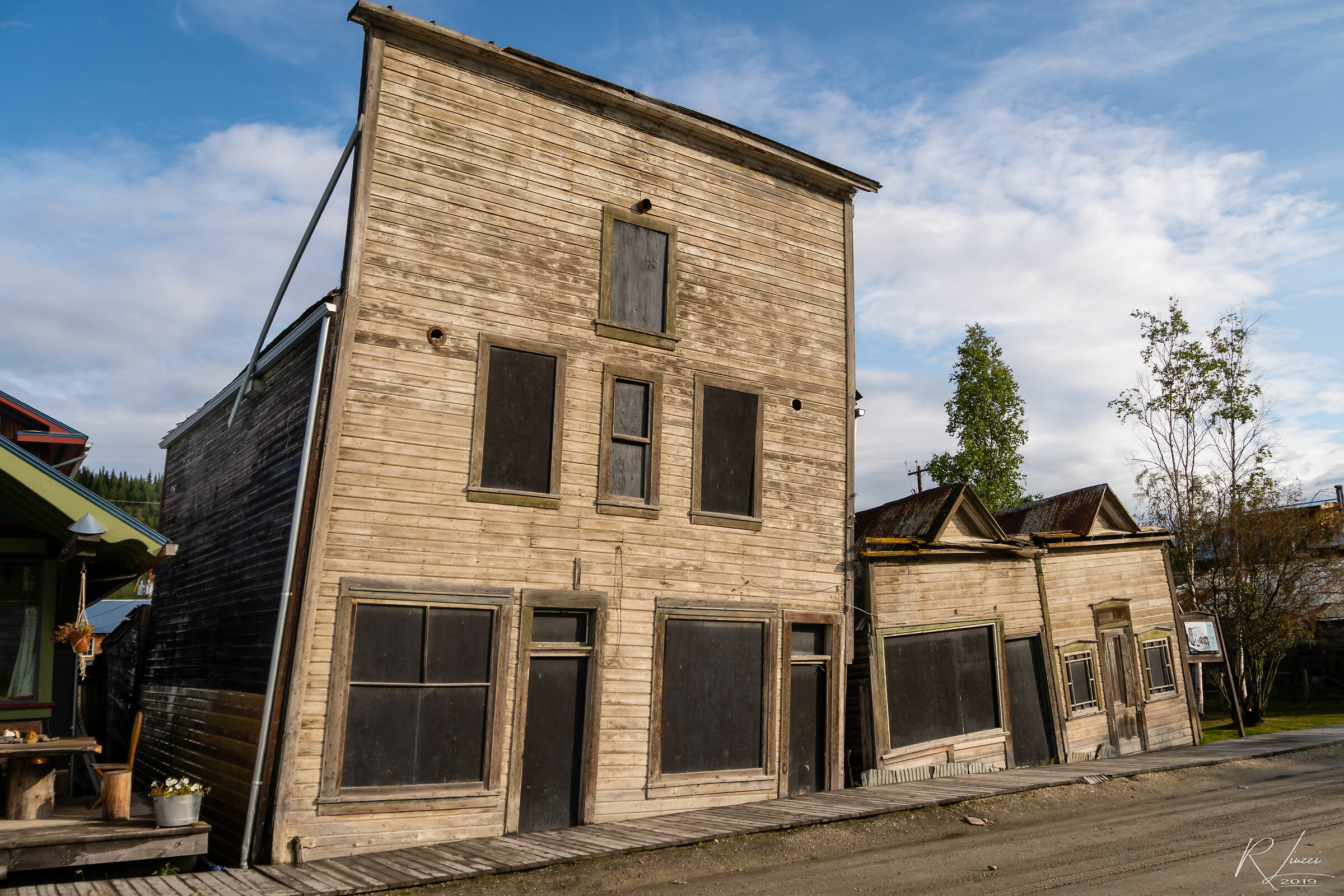 Permafrost gives way