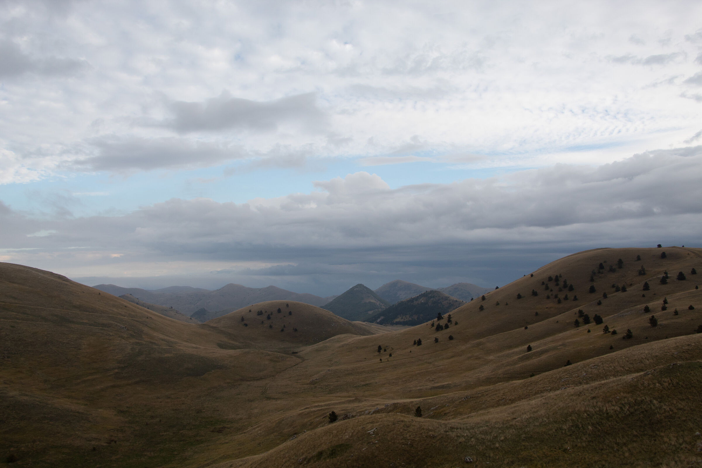 Emperor's camp, late summer landscape
