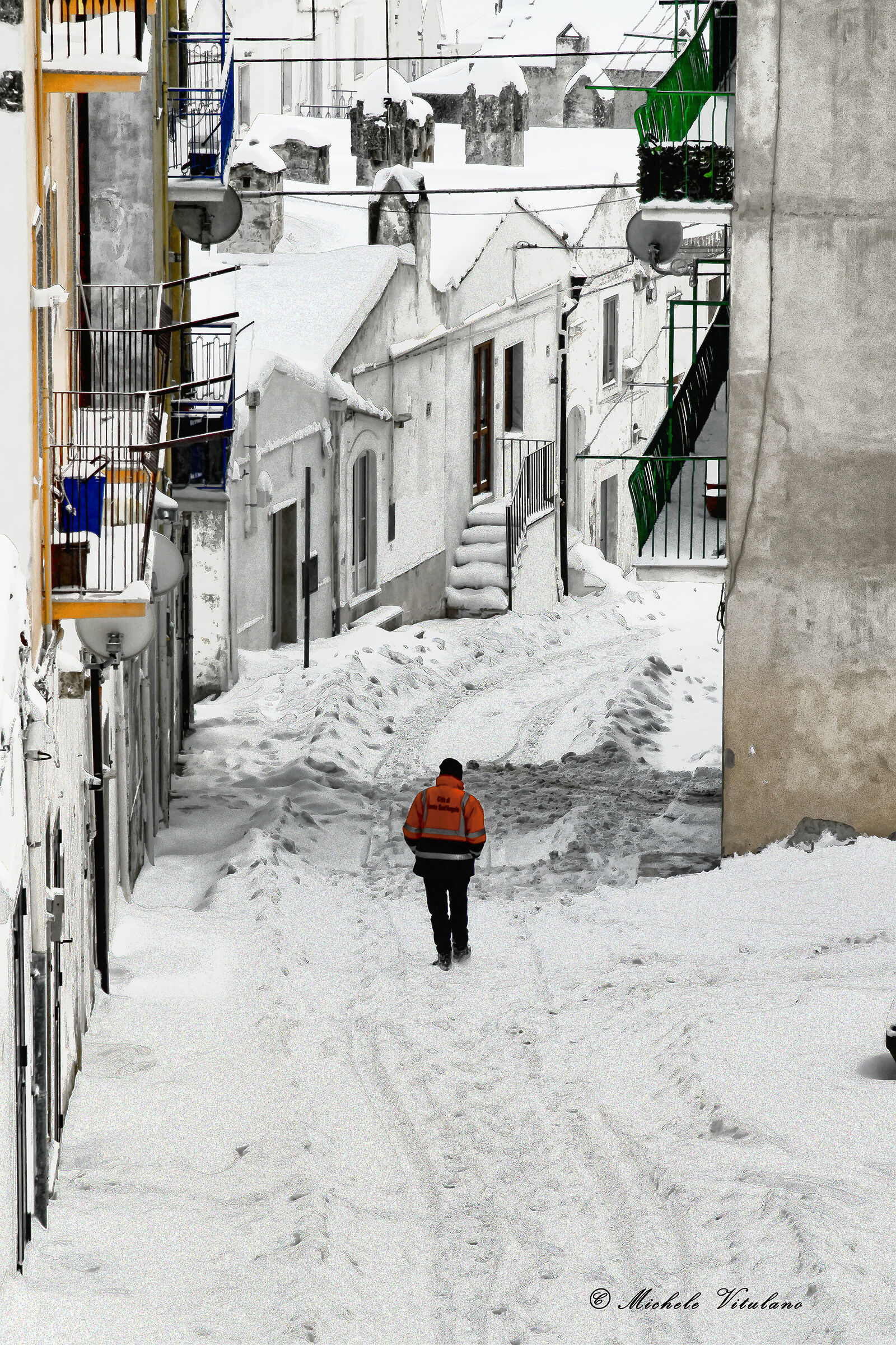 neve a Monte Sant'angelo