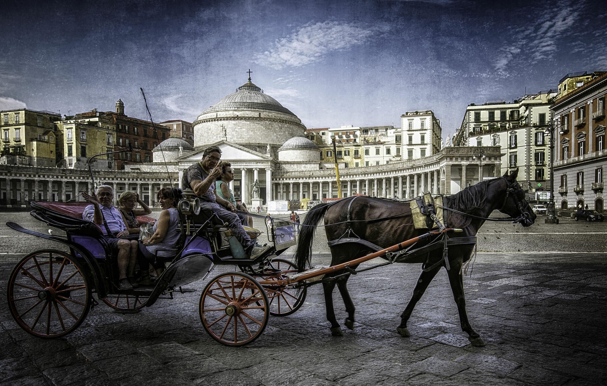 Naples in the buggy