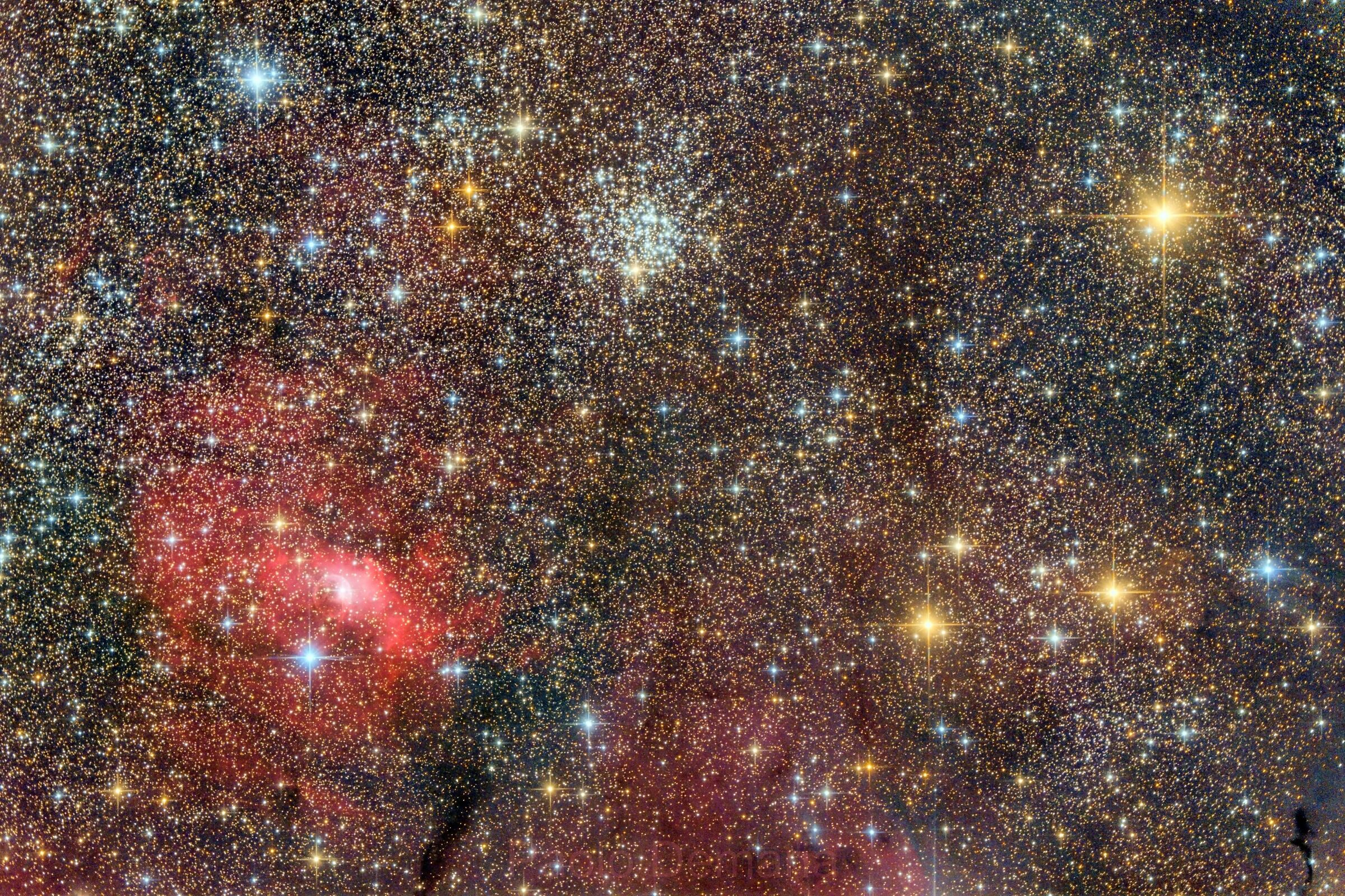 Bubble Nebula - M52 Wide Field