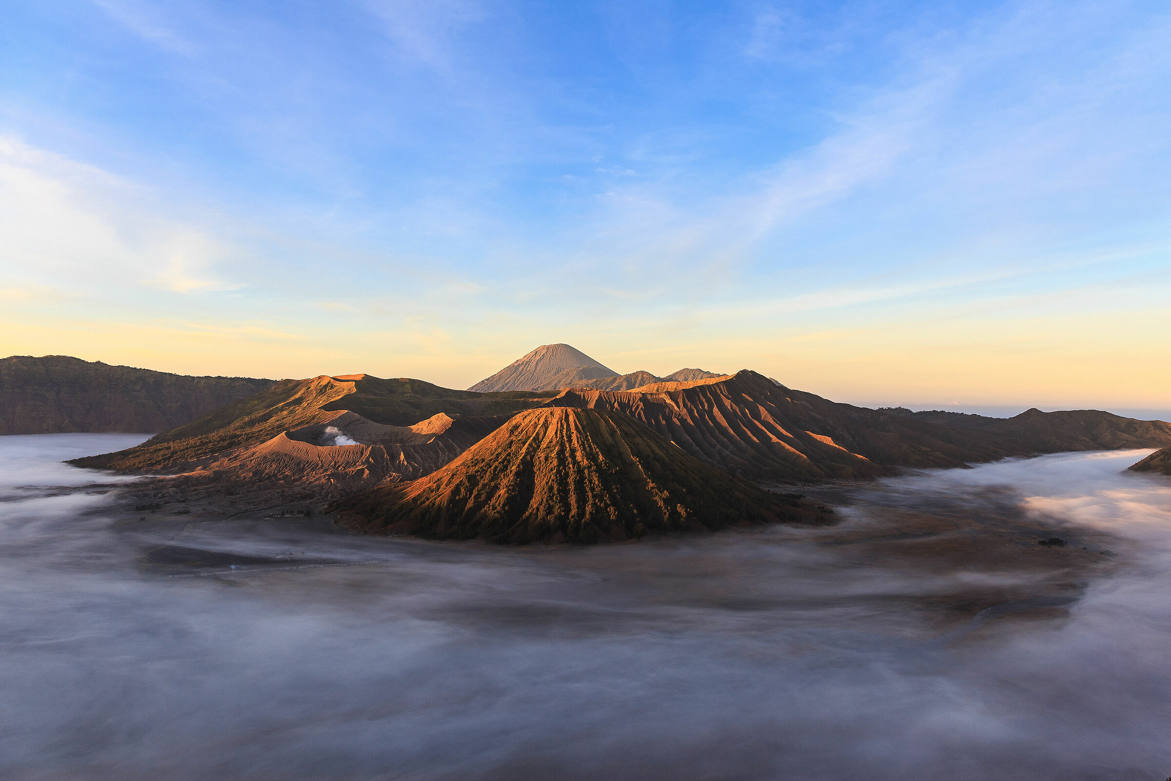 sunrise on the Bromo Tengger Semeru