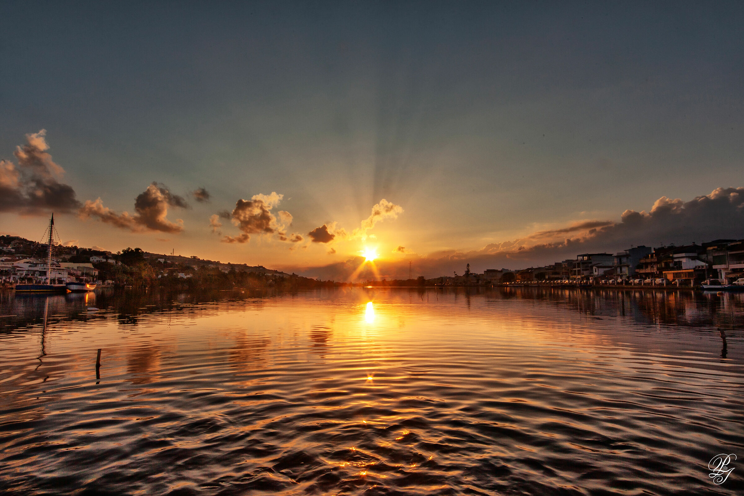 Sunrise on Lake Ganzirri - Messina