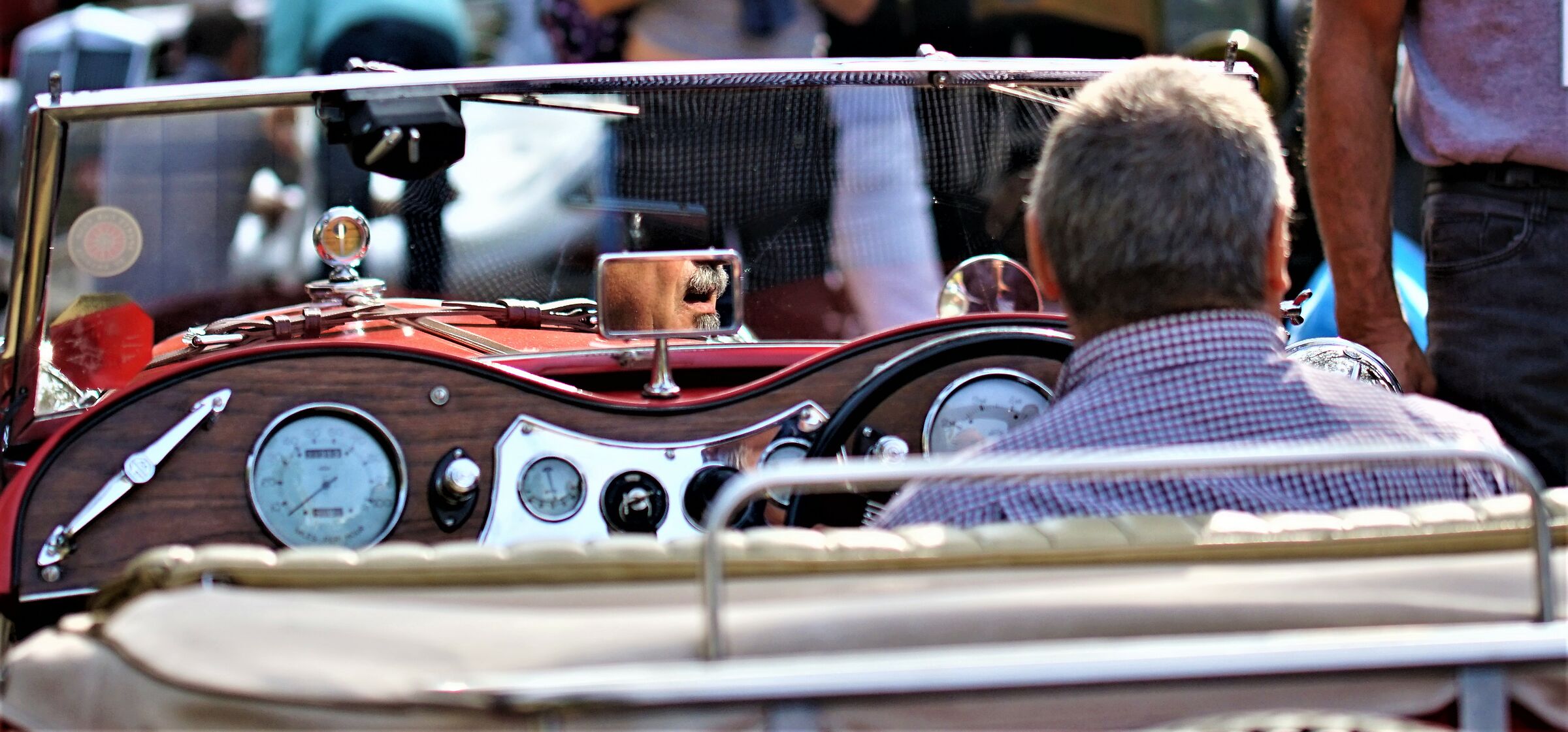 The mustache in the mirror