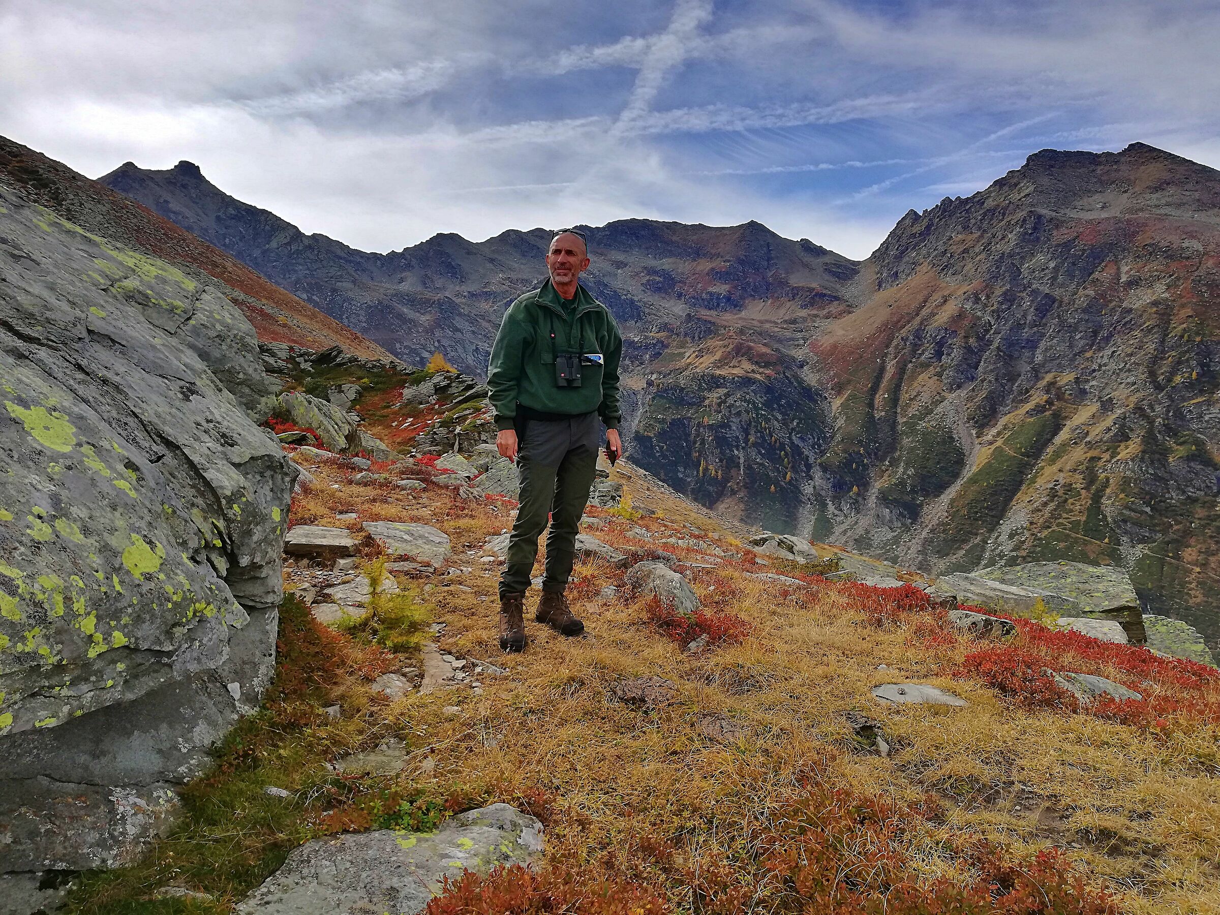 In the middle of the mountains...