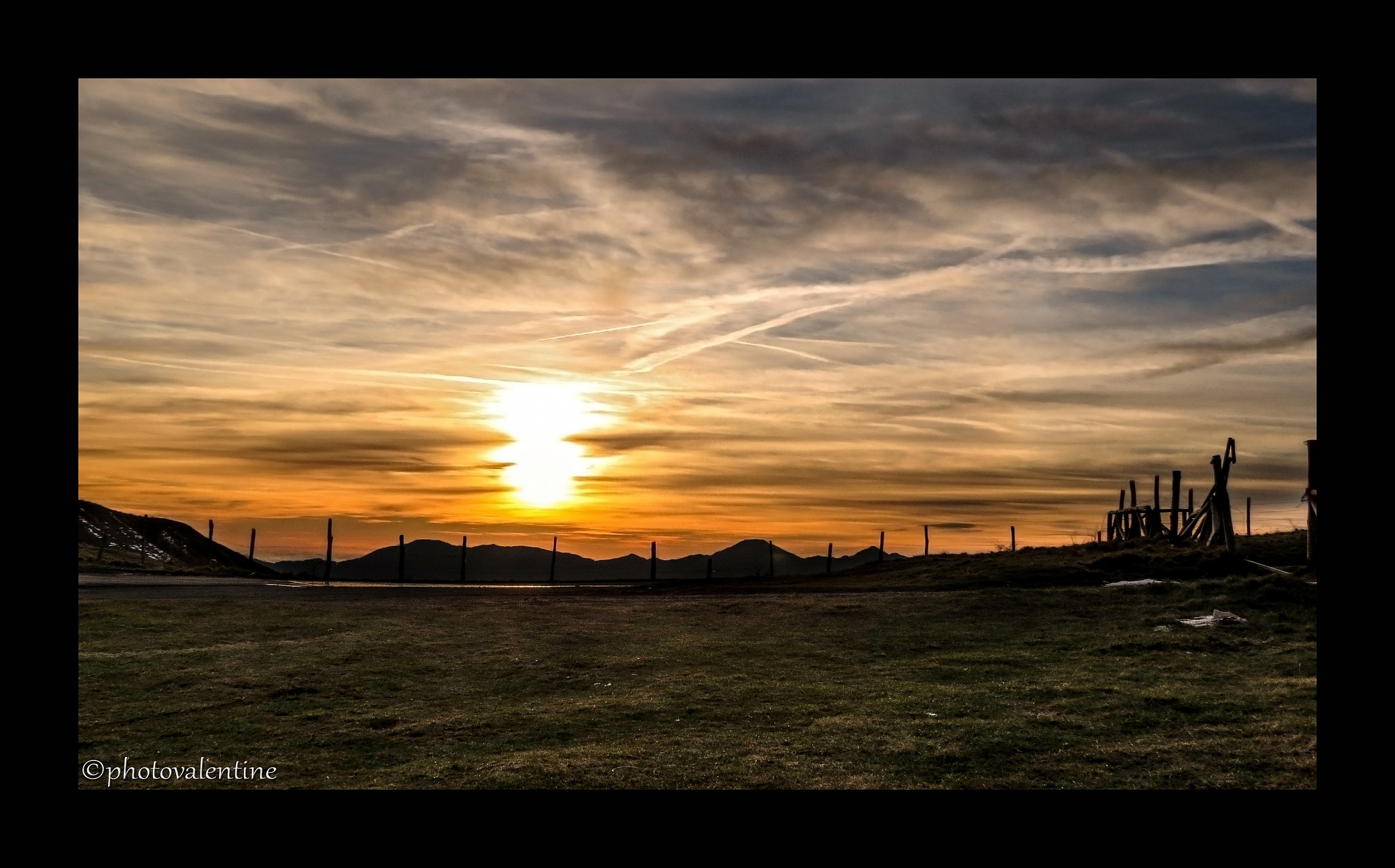 Tramonto sul Passo della Cappelletta (pr)