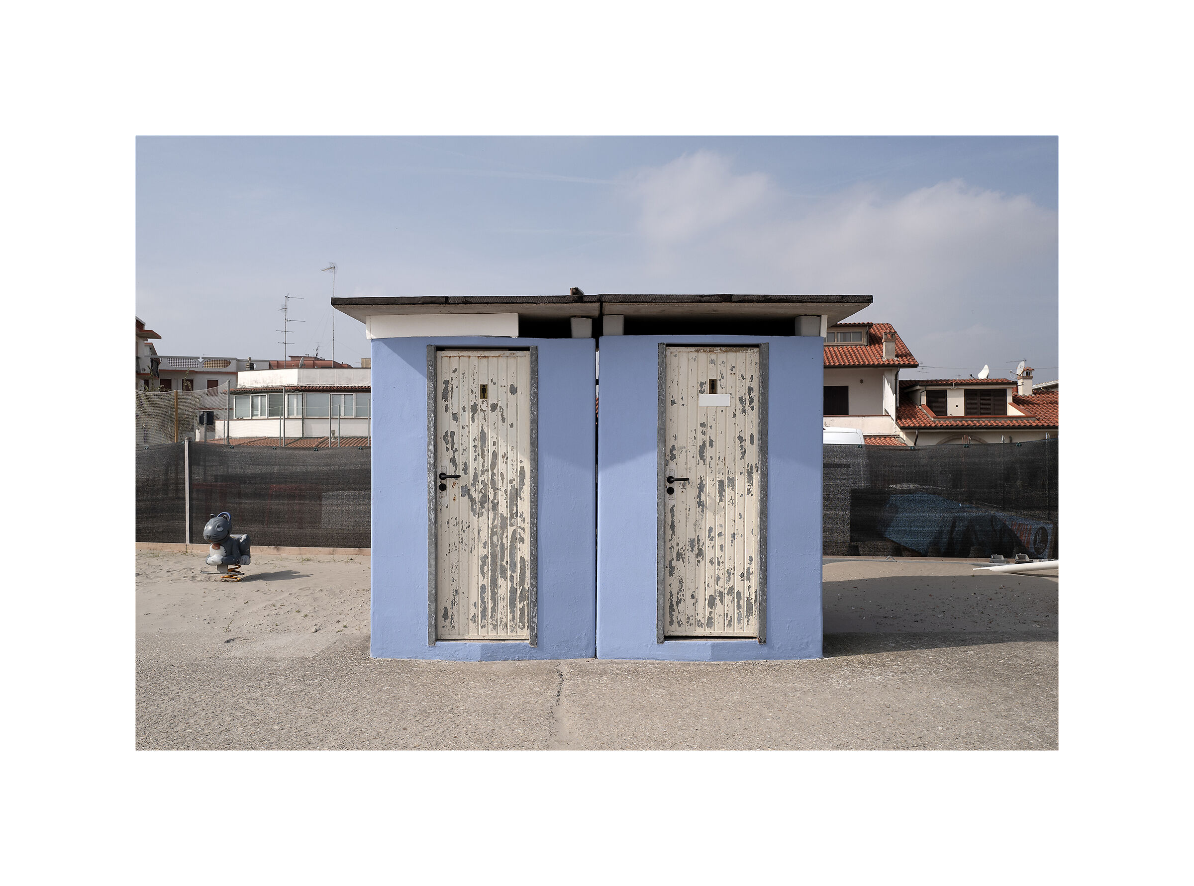 at the seaside at the end of the season