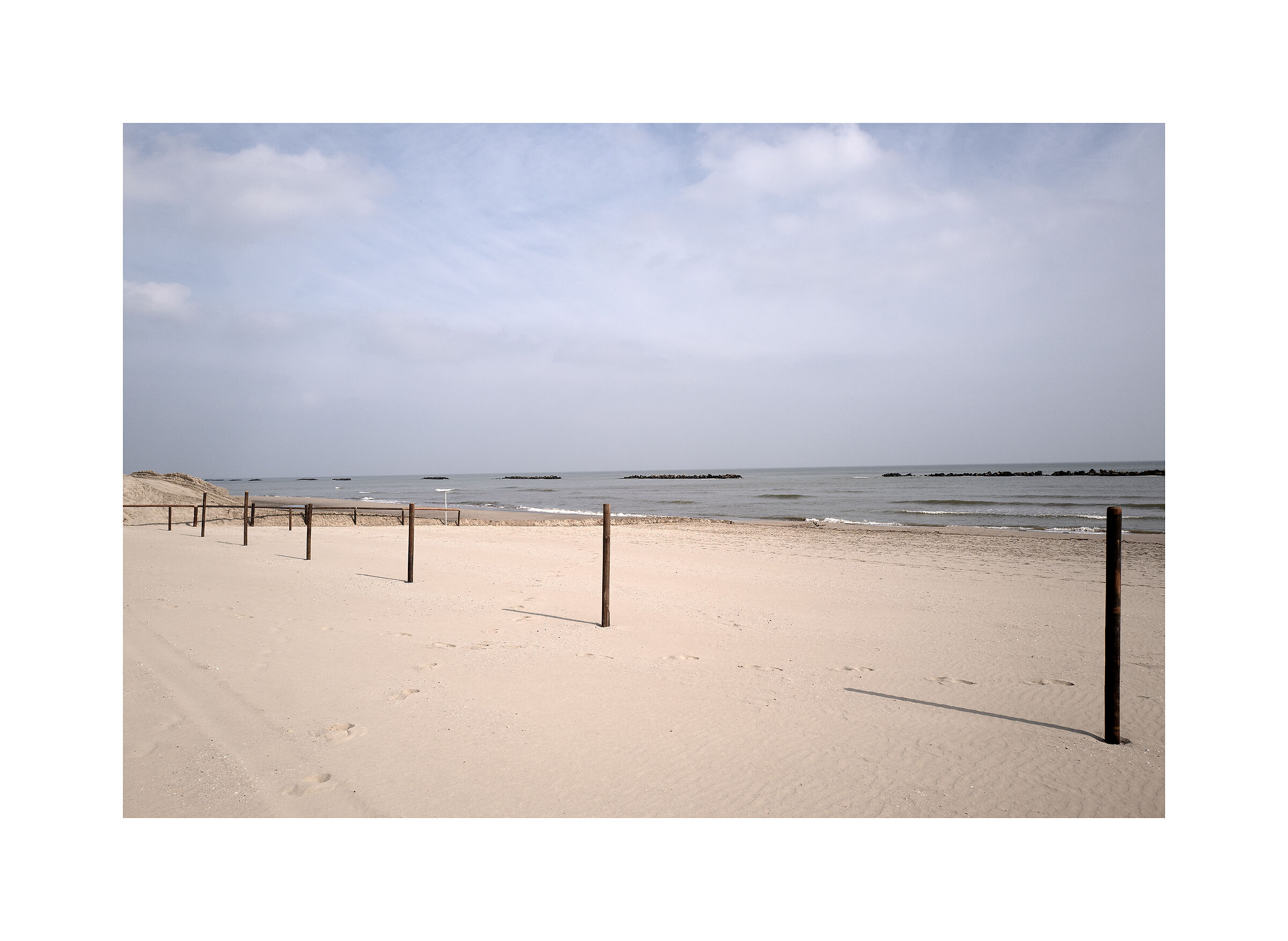 at the seaside at the end of the season