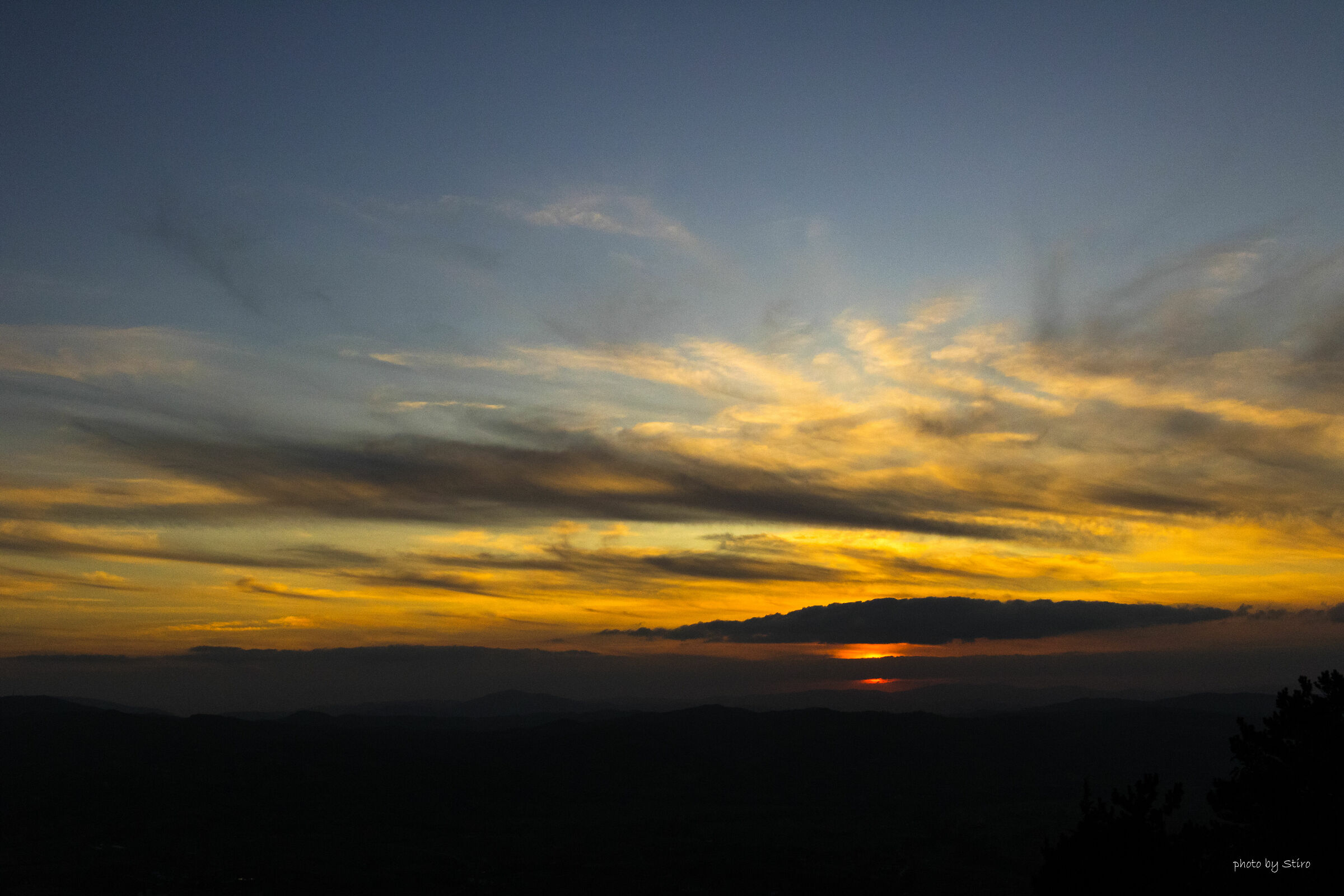 falls in the evening