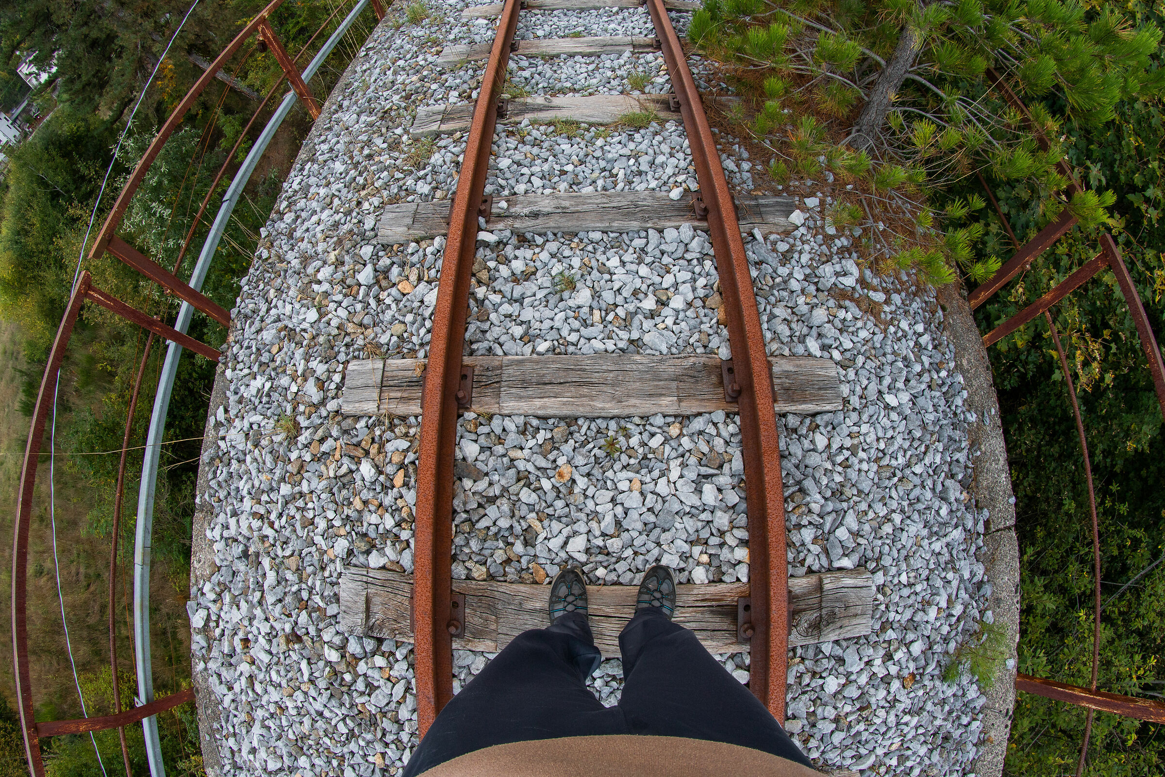 On top of the tracks