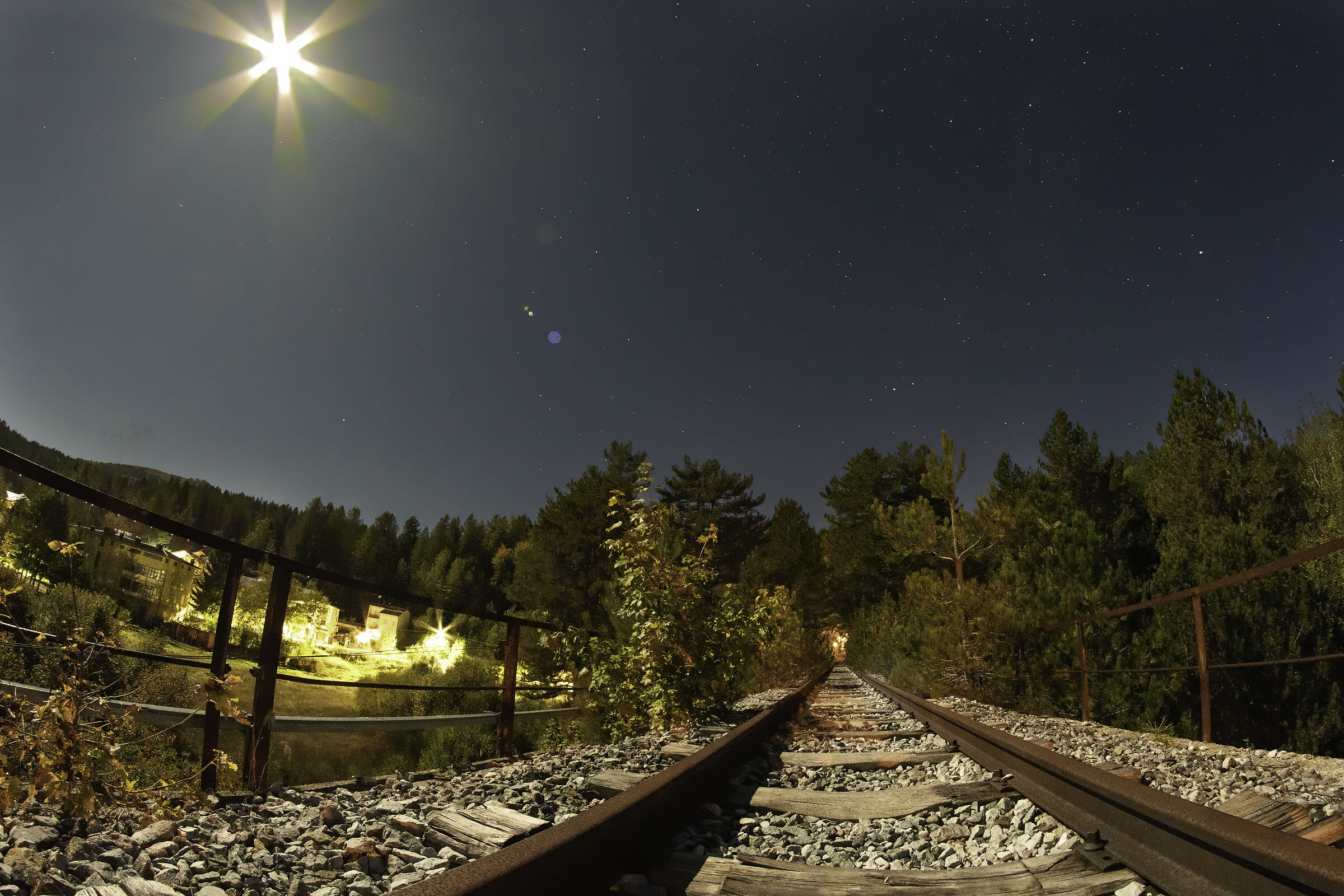 Moccone Bridge Under the Moon