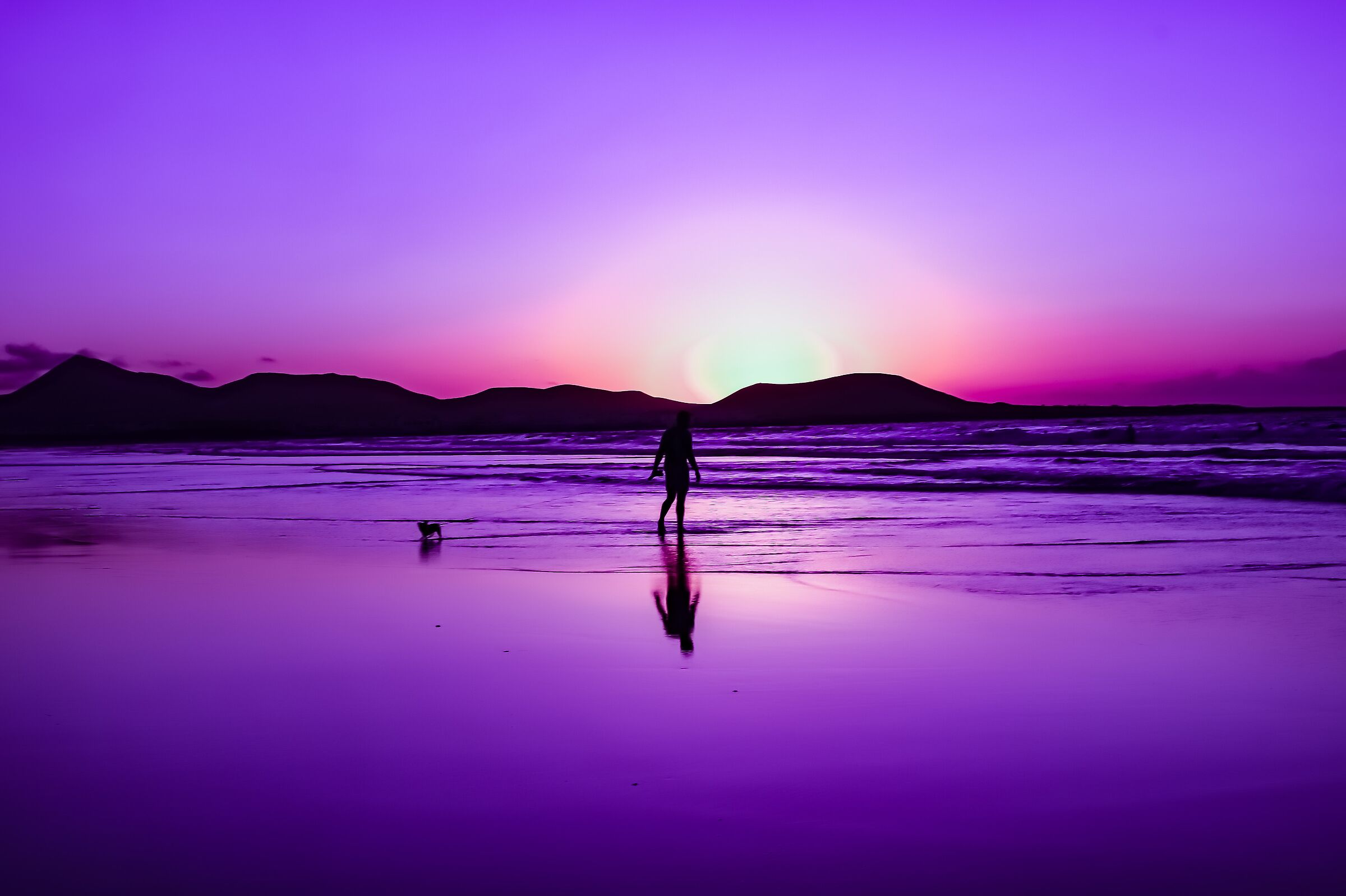 Purple sunset