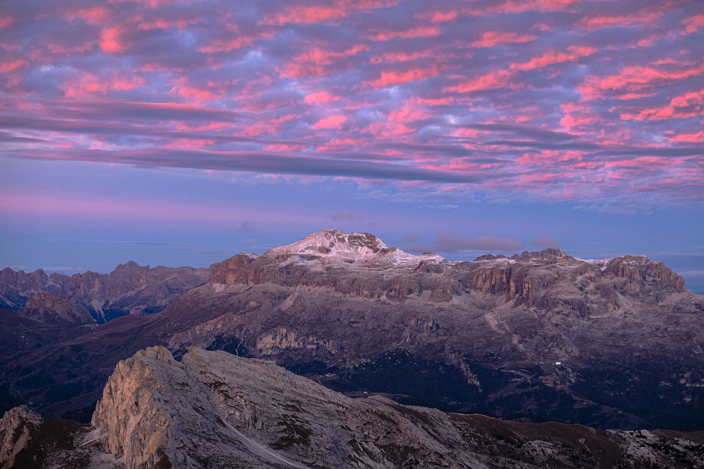 Alba dal rifugio Lagazuoi 2