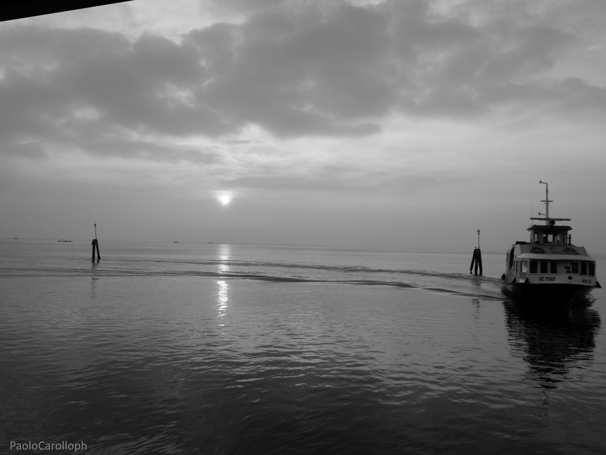 Tramonto sulla laguna